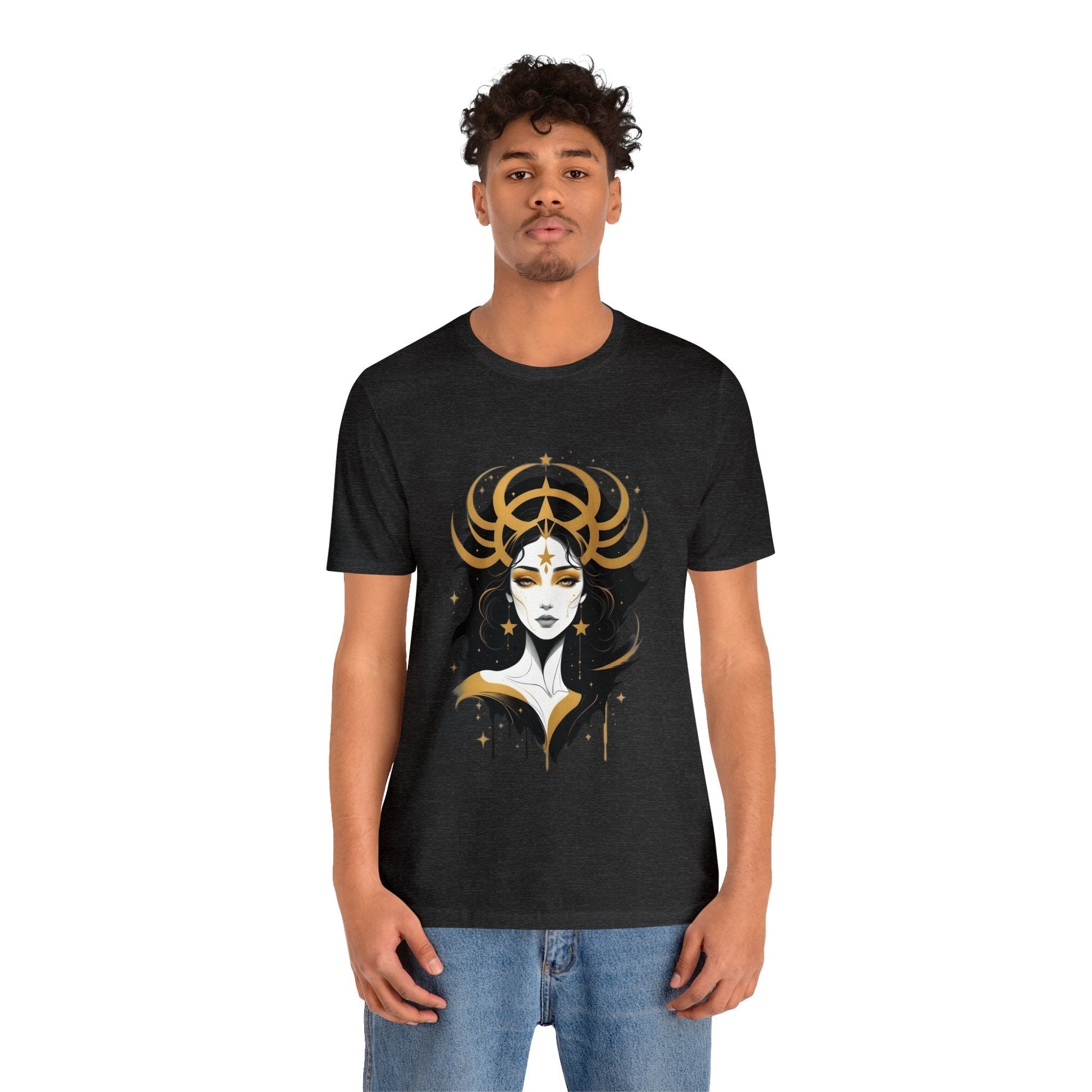 Dark Kult - Zodiac Collection - Virgo - Unisex Jersey Short Sleeve Tee Verdine Daniels