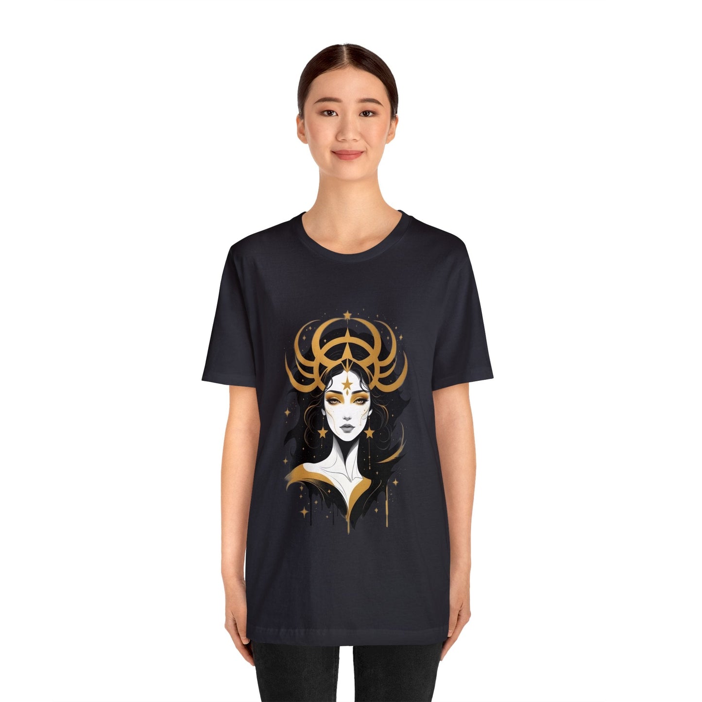 Dark Kult - Zodiac Collection - Virgo - Unisex Jersey Short Sleeve Tee Verdine Daniels