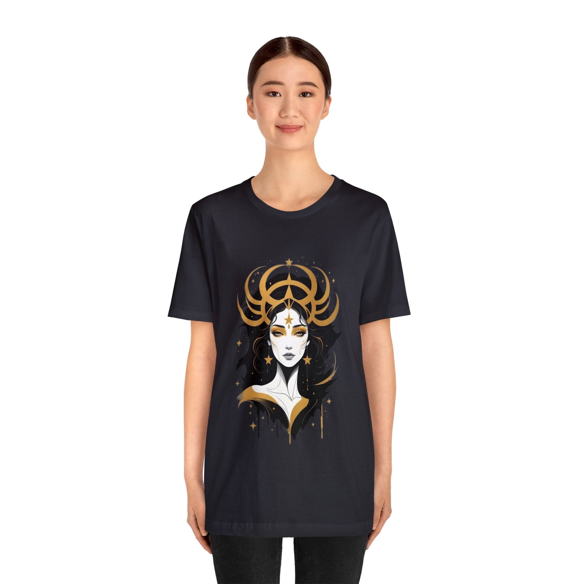 Dark Kult - Zodiac Collection - Virgo - Unisex Jersey Short Sleeve Tee Verdine Daniels