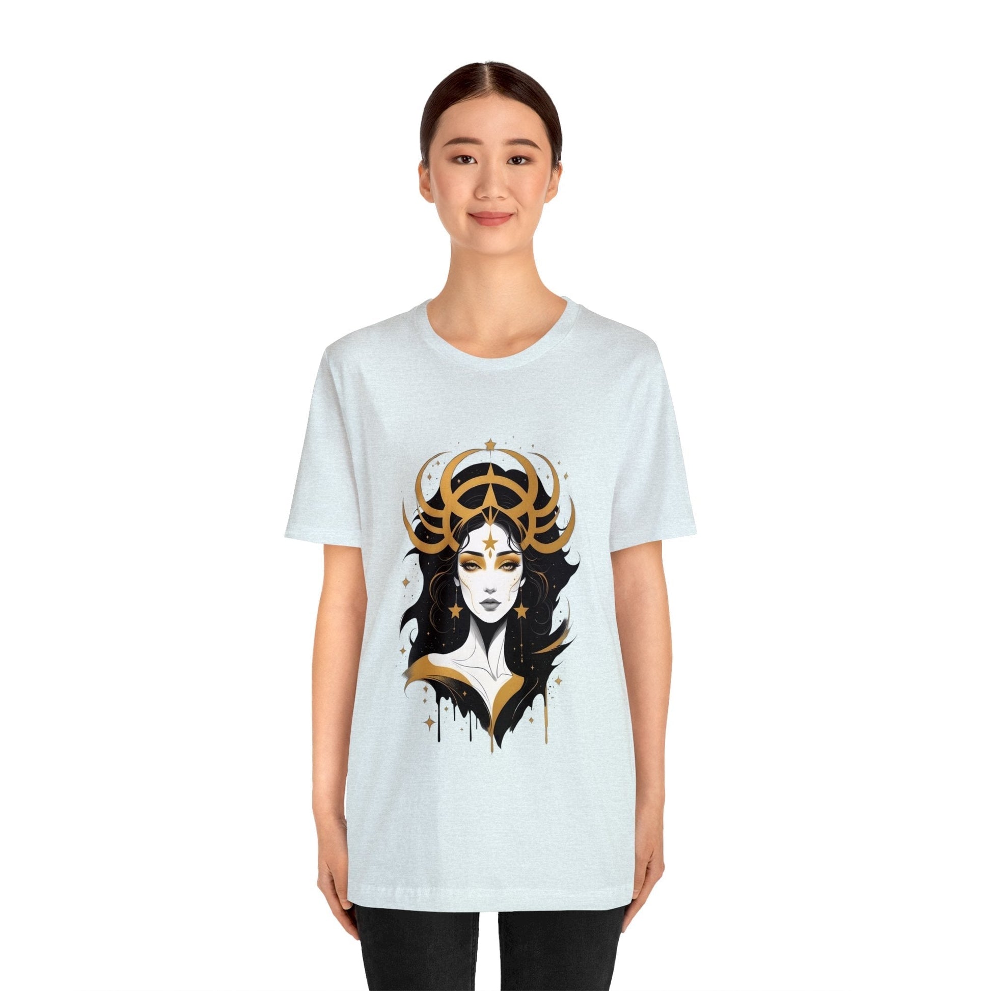 Dark Kult - Zodiac Collection - Virgo - Unisex Jersey Short Sleeve Tee Verdine Daniels