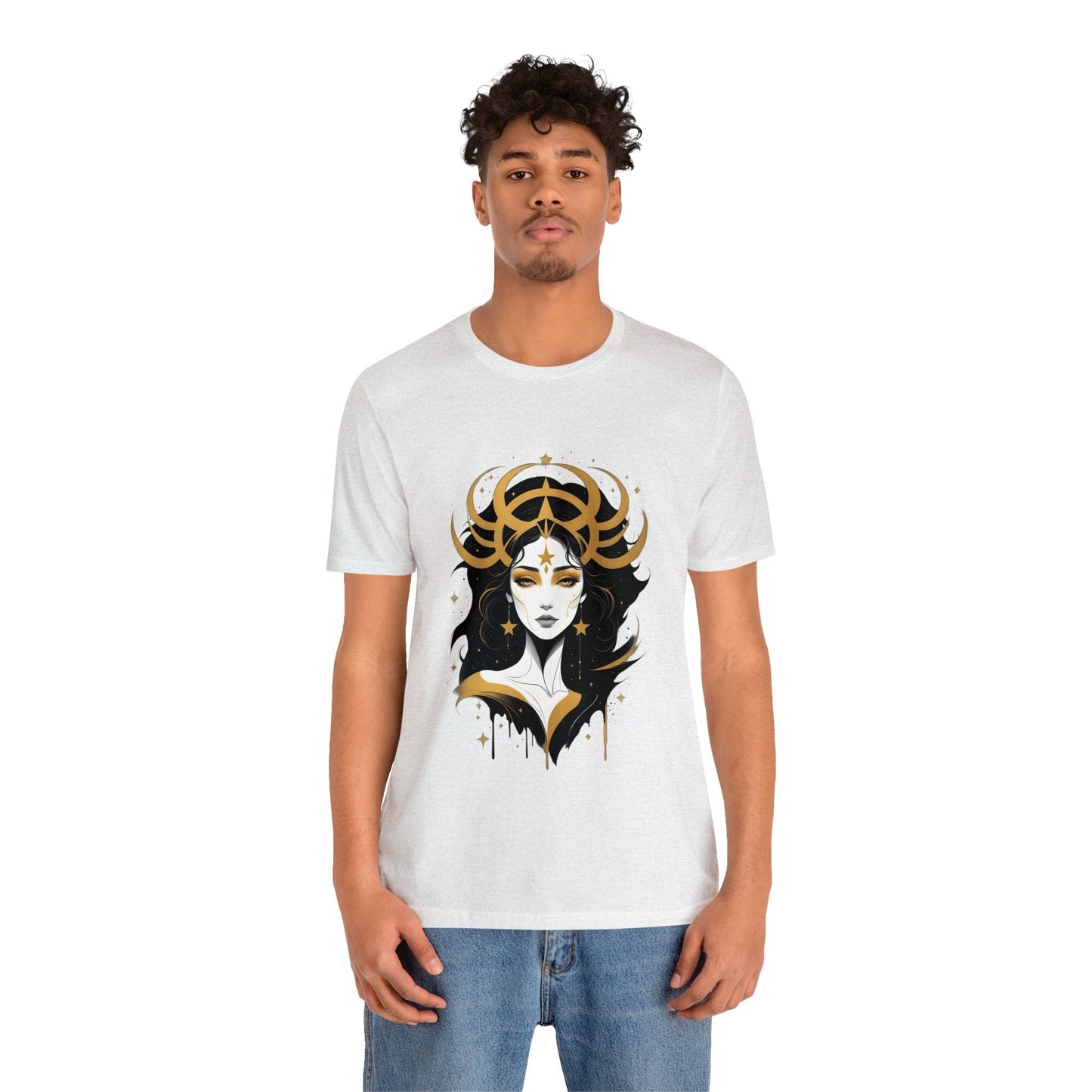Dark Kult - Zodiac Collection - Virgo - Unisex Jersey Short Sleeve Tee Verdine Daniels