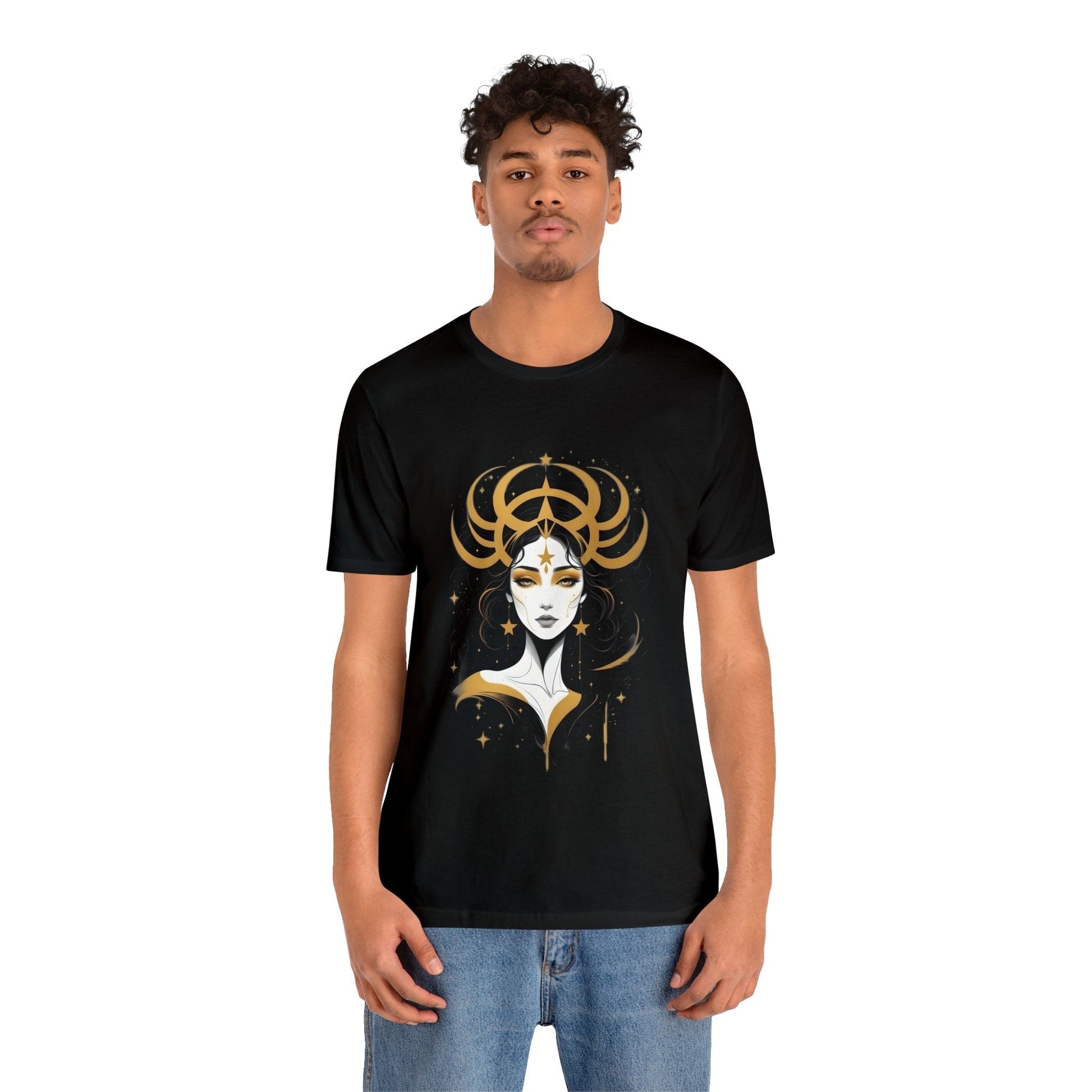 Dark Kult - Zodiac Collection - Virgo - Unisex Jersey Short Sleeve Tee Verdine Daniels