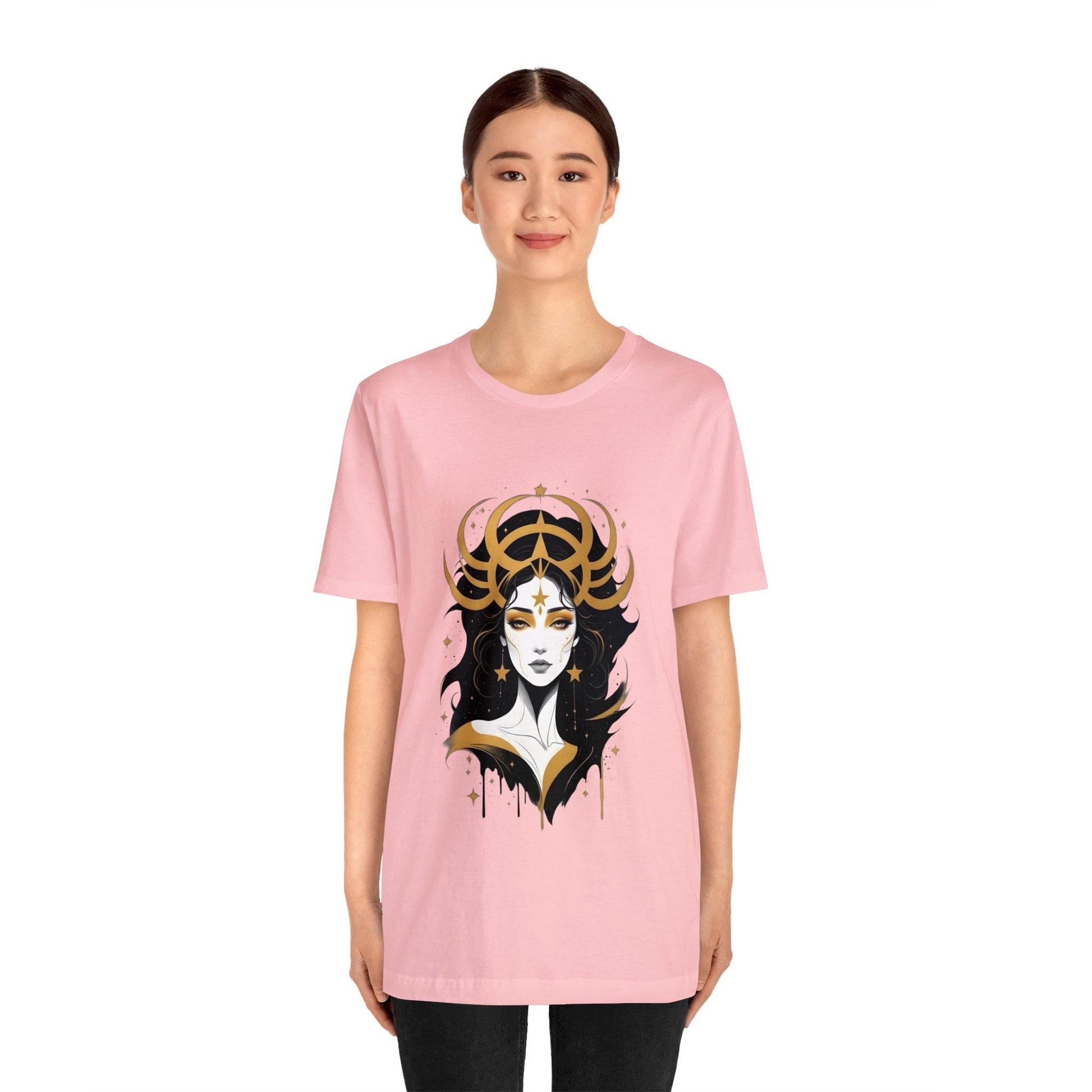 Dark Kult - Zodiac Collection - Virgo - Unisex Jersey Short Sleeve Tee Verdine Daniels