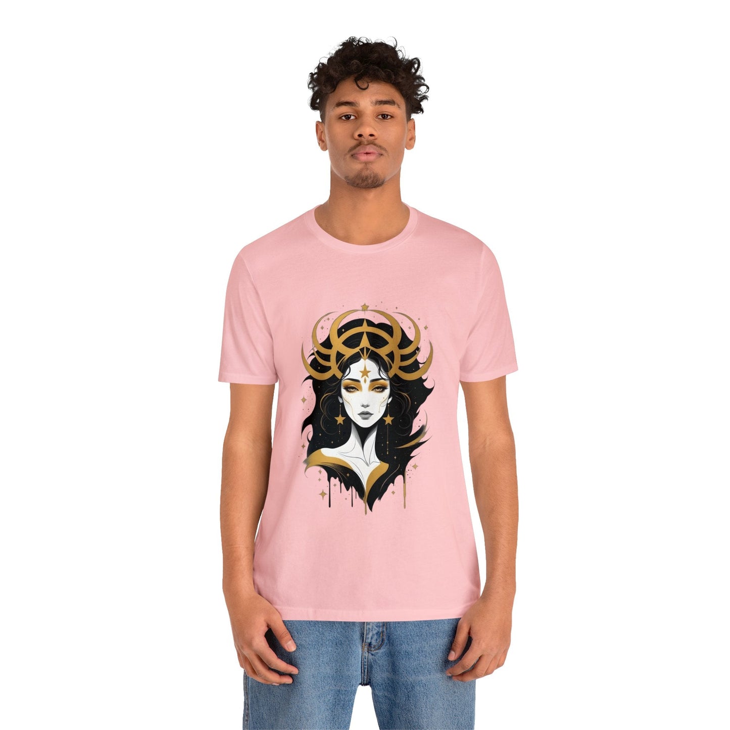 Dark Kult - Zodiac Collection - Virgo - Unisex Jersey Short Sleeve Tee Verdine Daniels