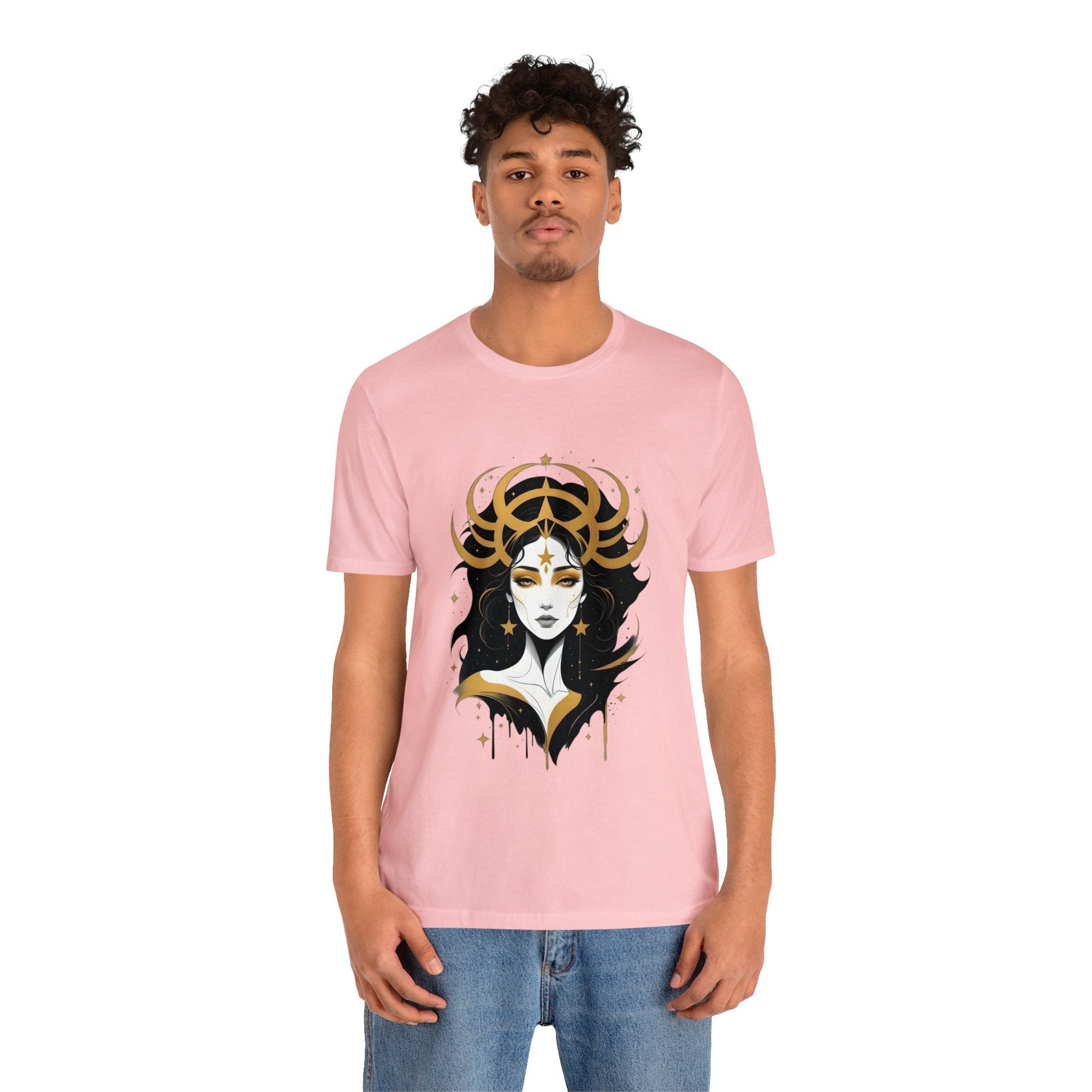 Dark Kult - Zodiac Collection - Virgo - Unisex Jersey Short Sleeve Tee Verdine Daniels