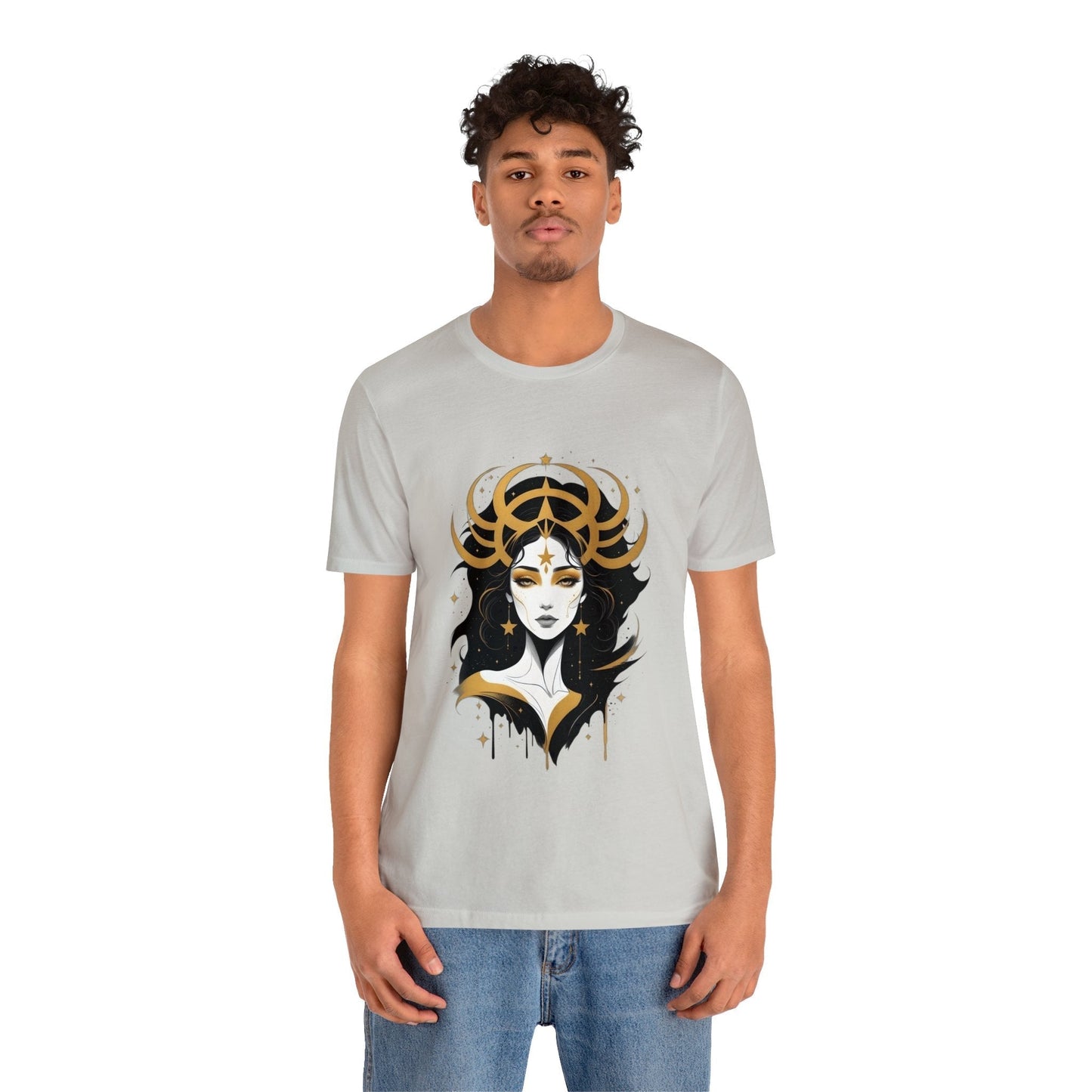Dark Kult - Zodiac Collection - Virgo - Unisex Jersey Short Sleeve Tee Verdine Daniels