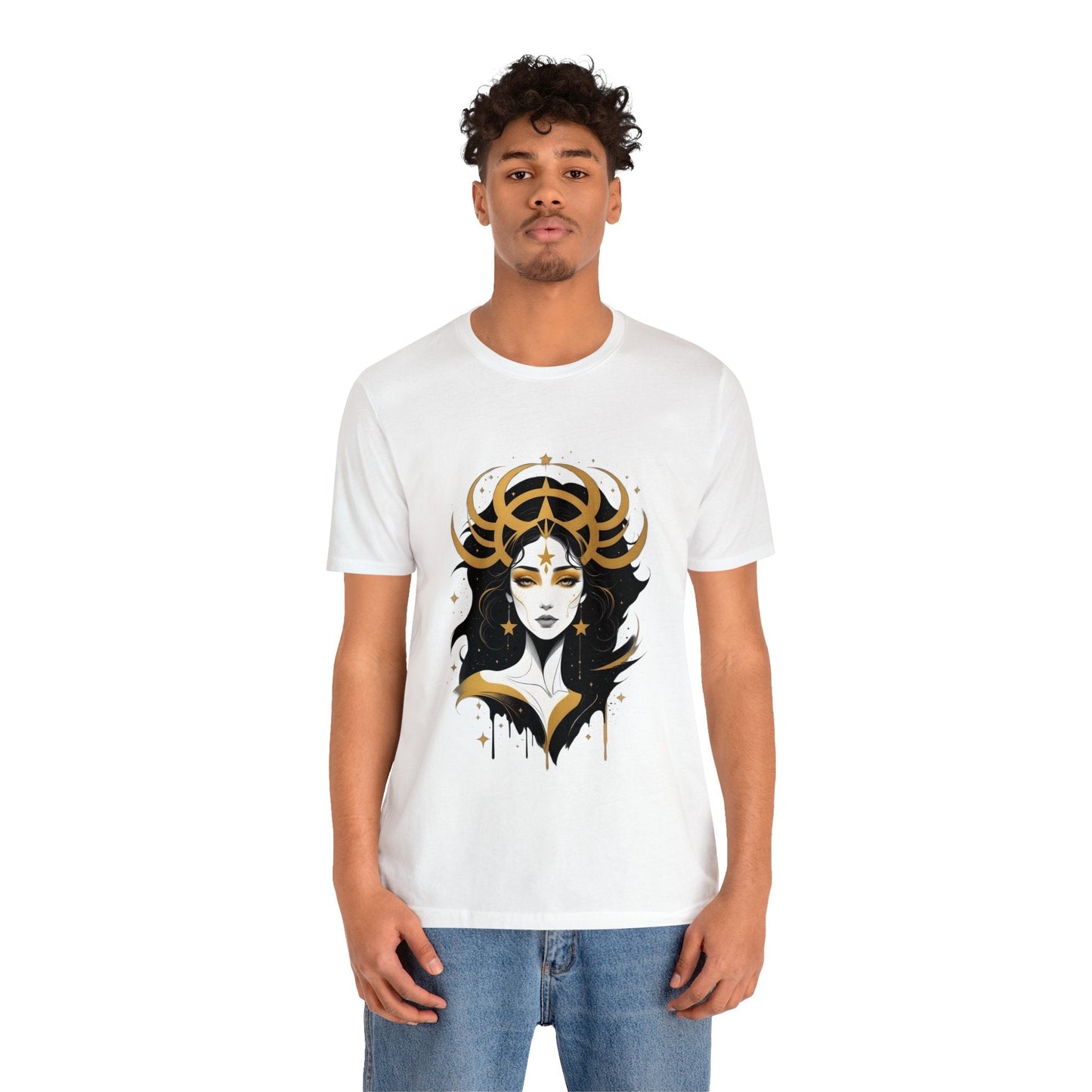 Dark Kult - Zodiac Collection - Virgo - Unisex Jersey Short Sleeve Tee Verdine Daniels