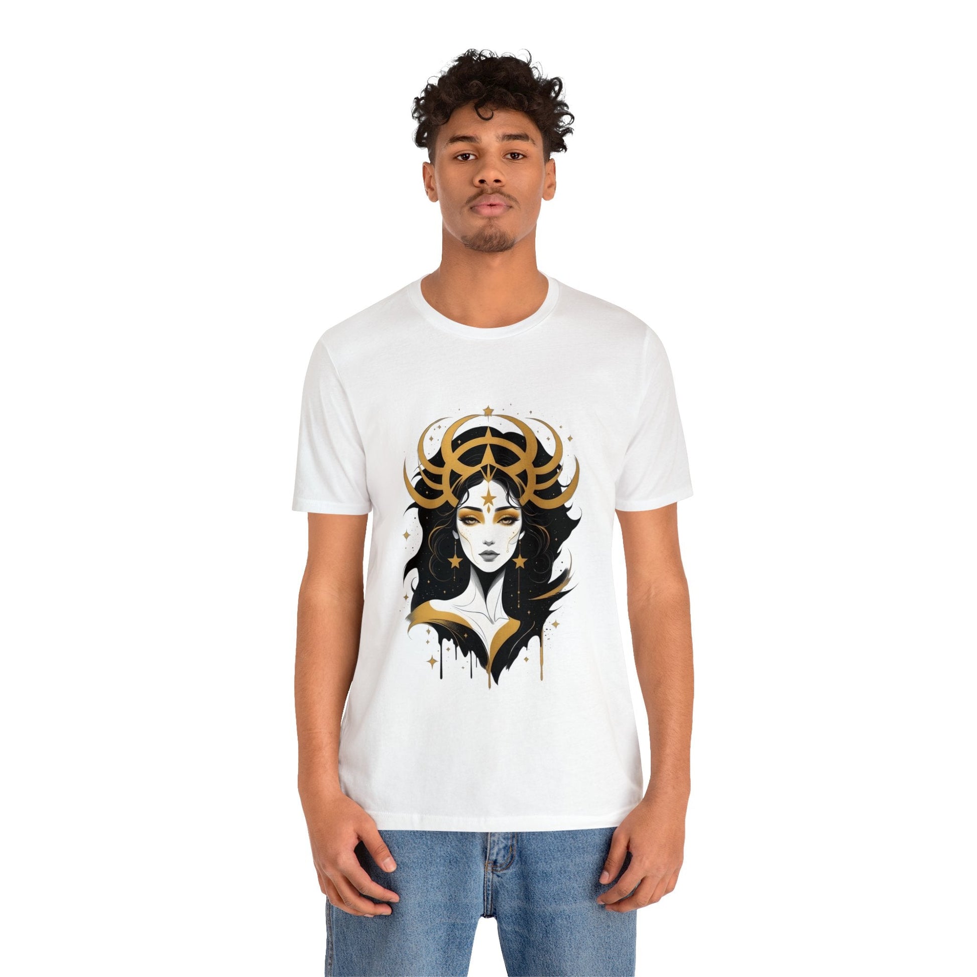 Dark Kult - Zodiac Collection - Virgo - Unisex Jersey Short Sleeve Tee Verdine Daniels
