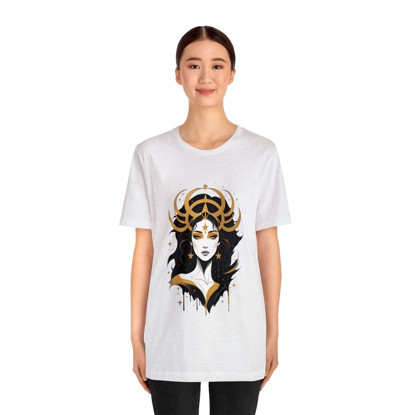 Dark Kult - Zodiac Collection - Virgo - Unisex Jersey Short Sleeve Tee Verdine Daniels