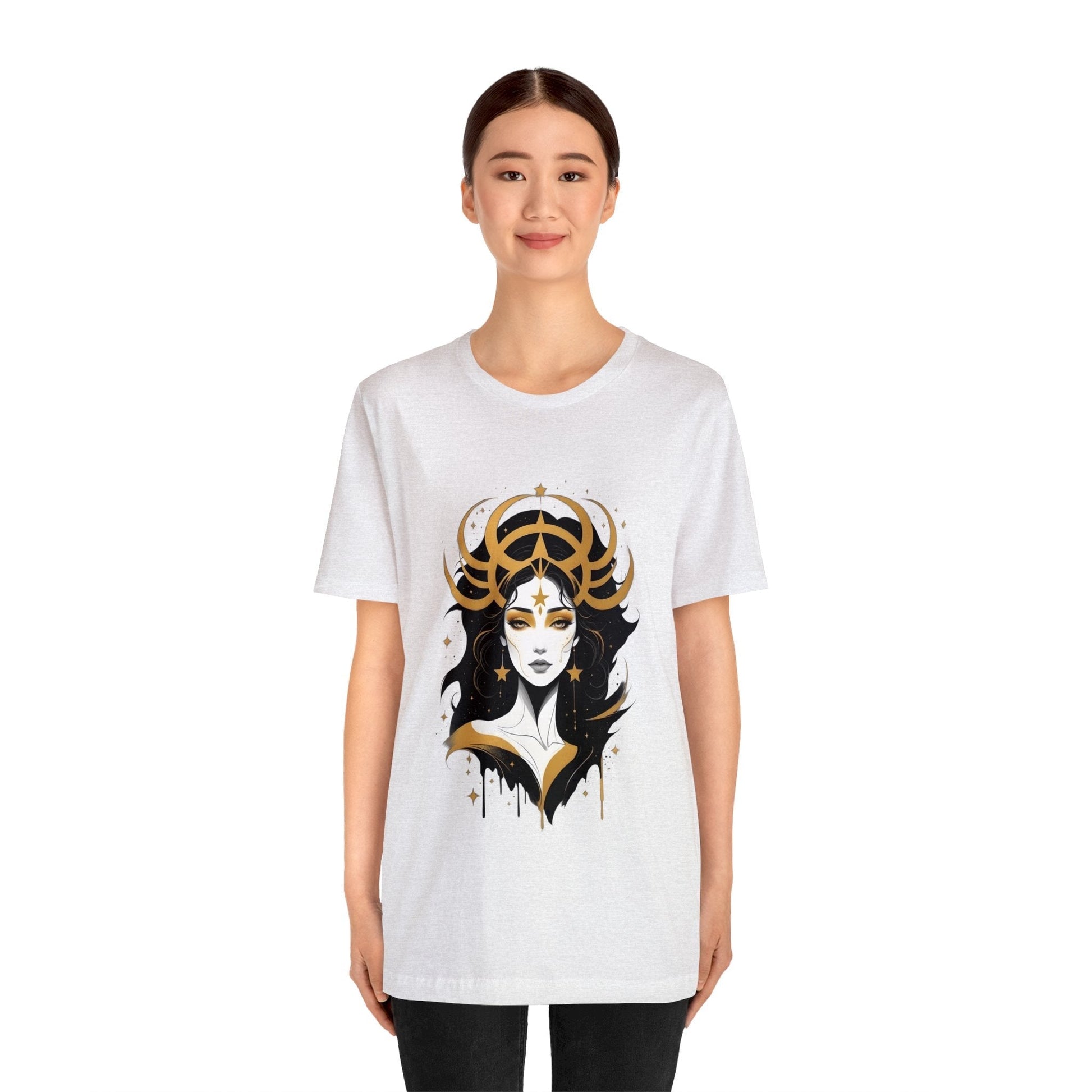 Dark Kult - Zodiac Collection - Virgo - Unisex Jersey Short Sleeve Tee Verdine Daniels