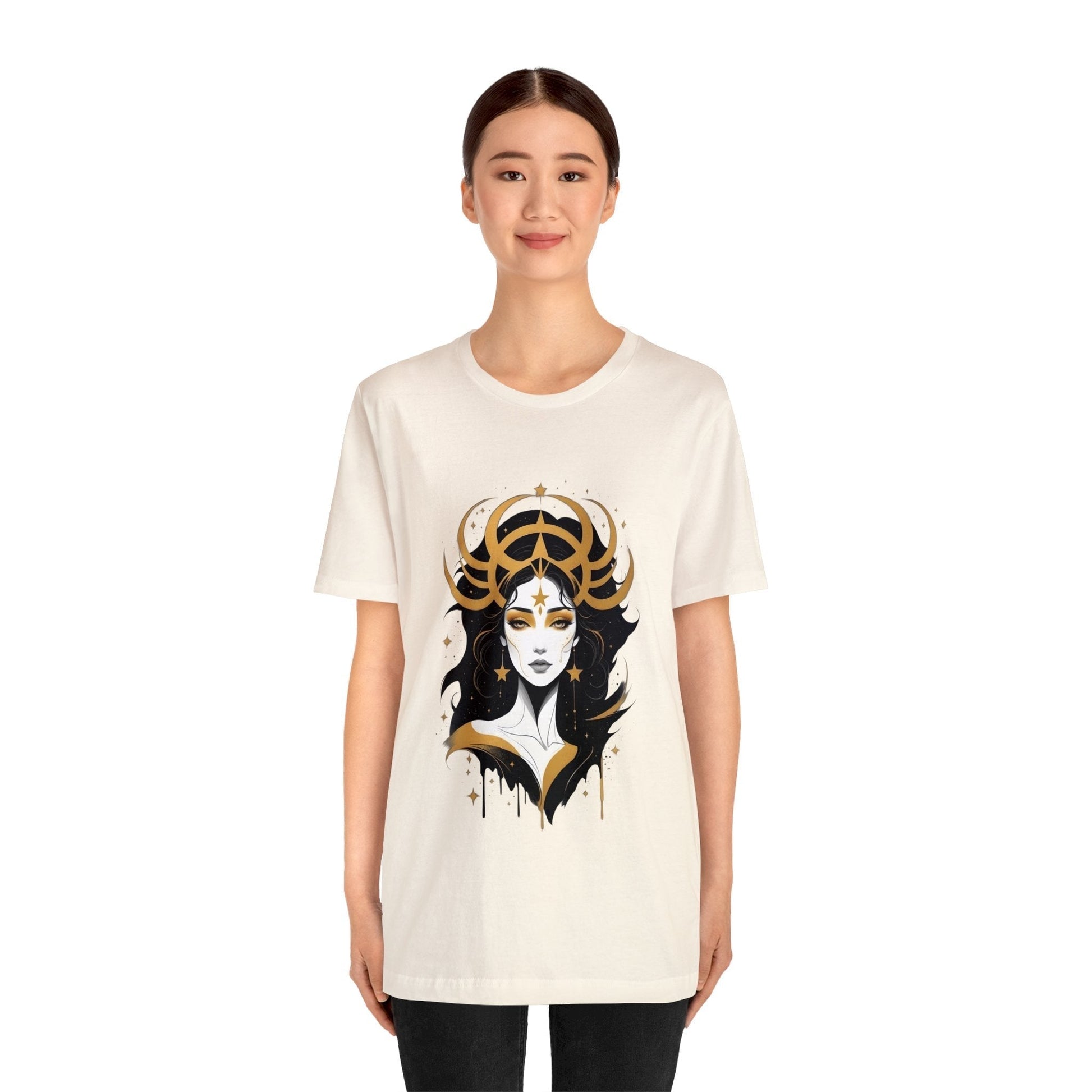 Dark Kult - Zodiac Collection - Virgo - Unisex Jersey Short Sleeve Tee Verdine Daniels