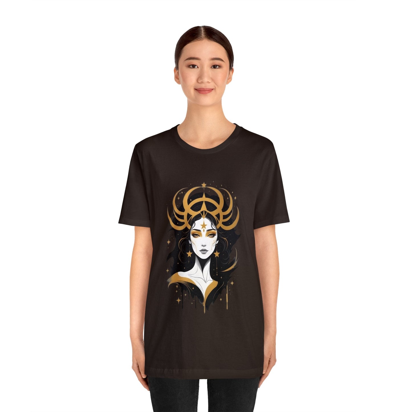 Dark Kult - Zodiac Collection - Virgo - Unisex Jersey Short Sleeve Tee Verdine Daniels