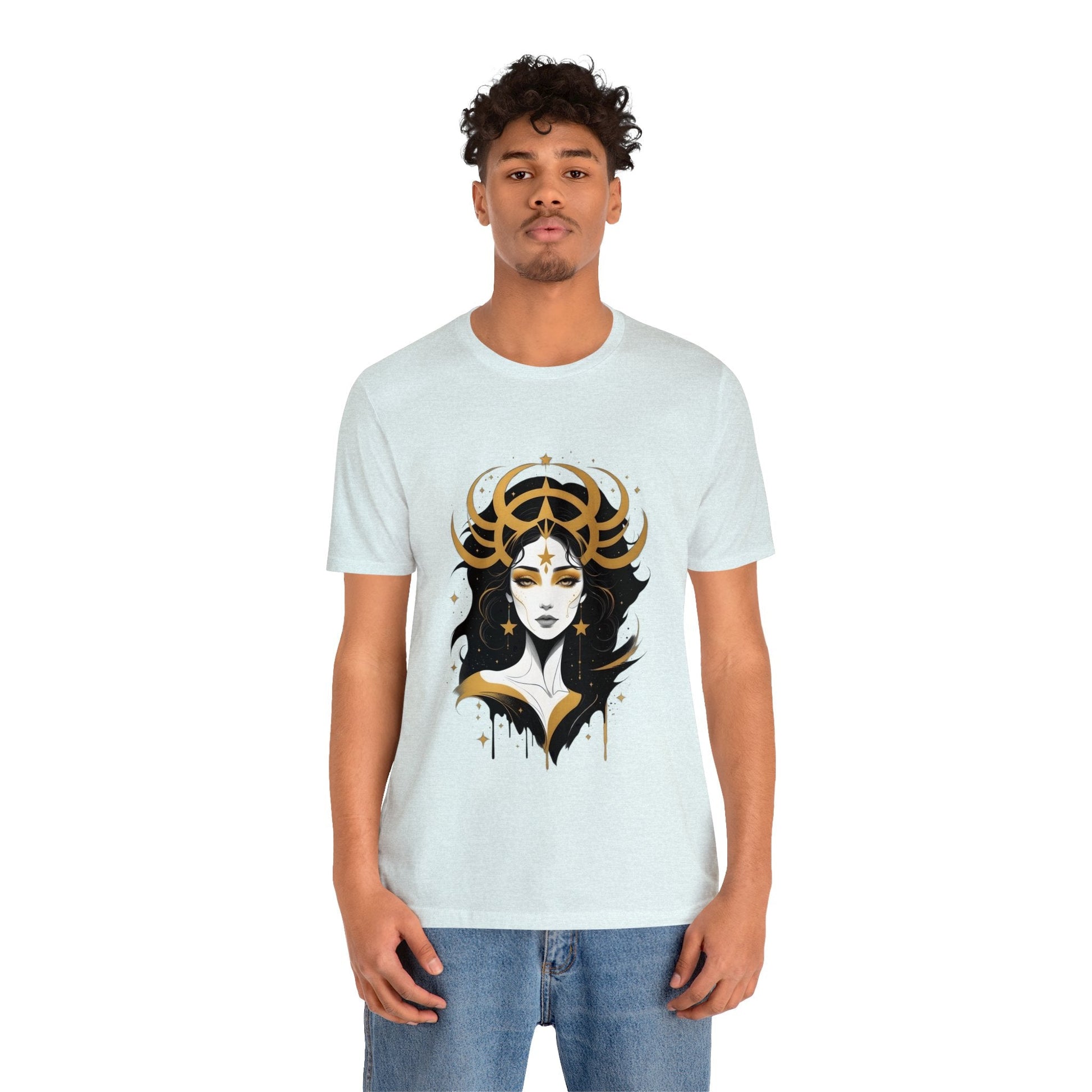 Dark Kult - Zodiac Collection - Virgo - Unisex Jersey Short Sleeve Tee Verdine Daniels