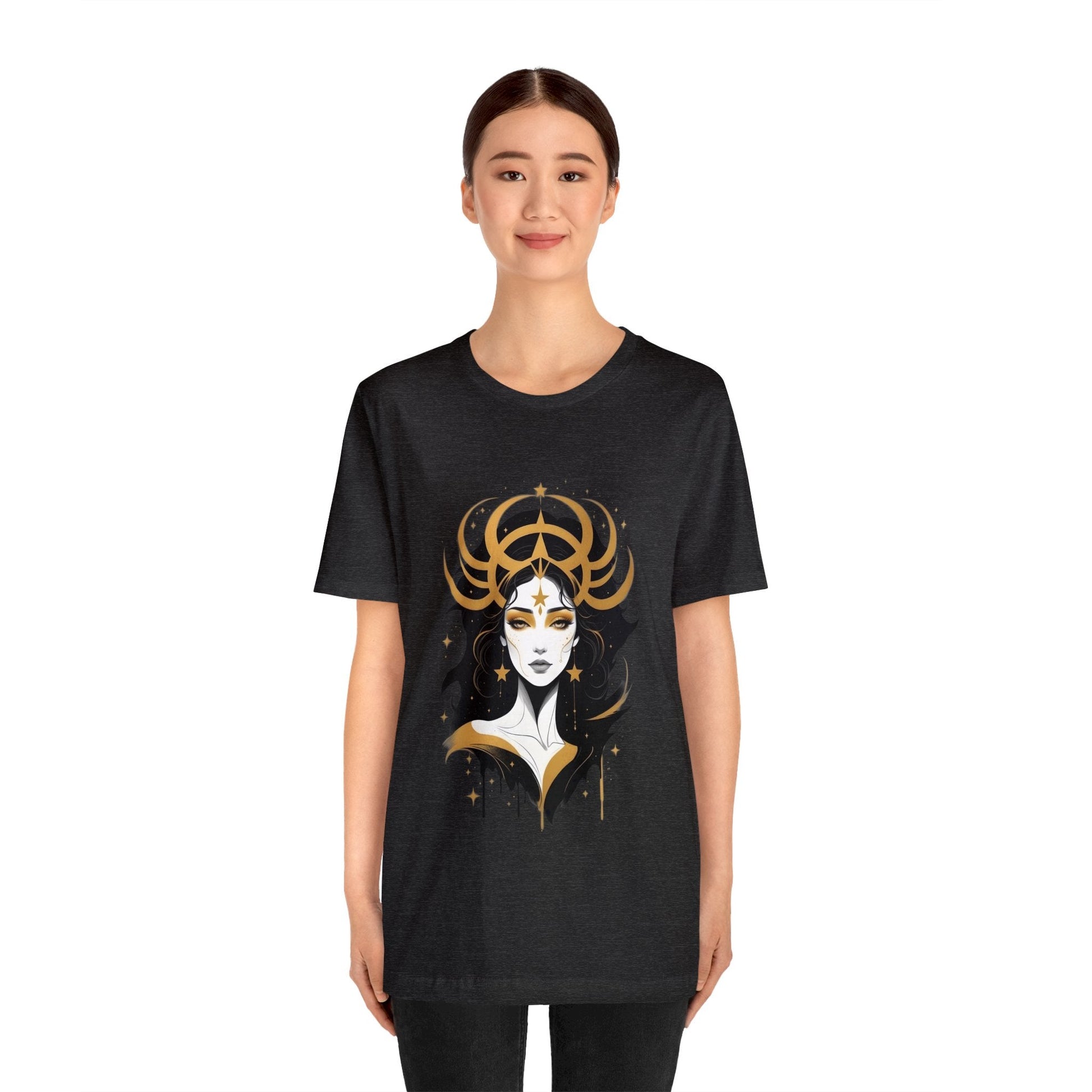 Dark Kult - Zodiac Collection - Virgo - Unisex Jersey Short Sleeve Tee Verdine Daniels