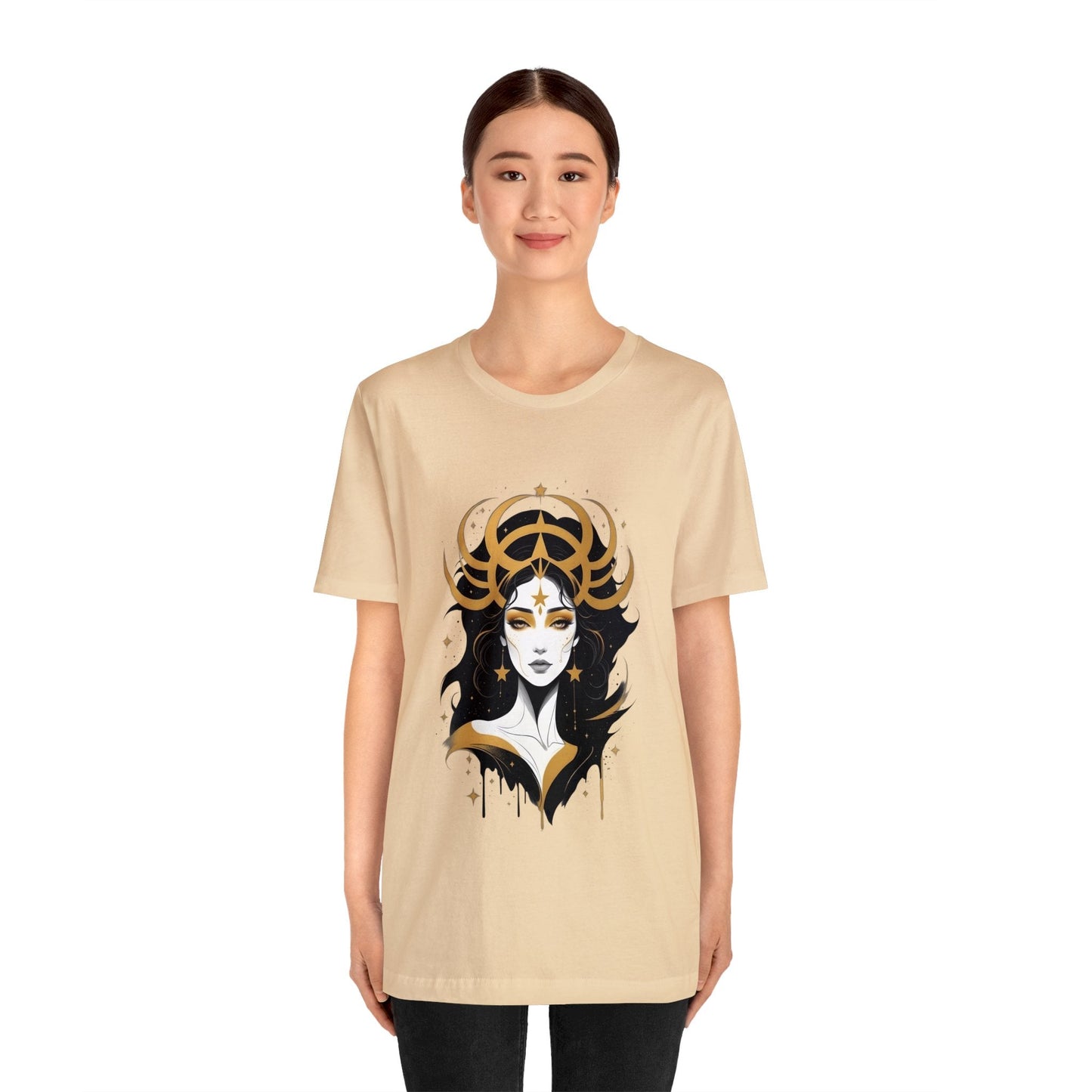 Dark Kult - Zodiac Collection - Virgo - Unisex Jersey Short Sleeve Tee Verdine Daniels