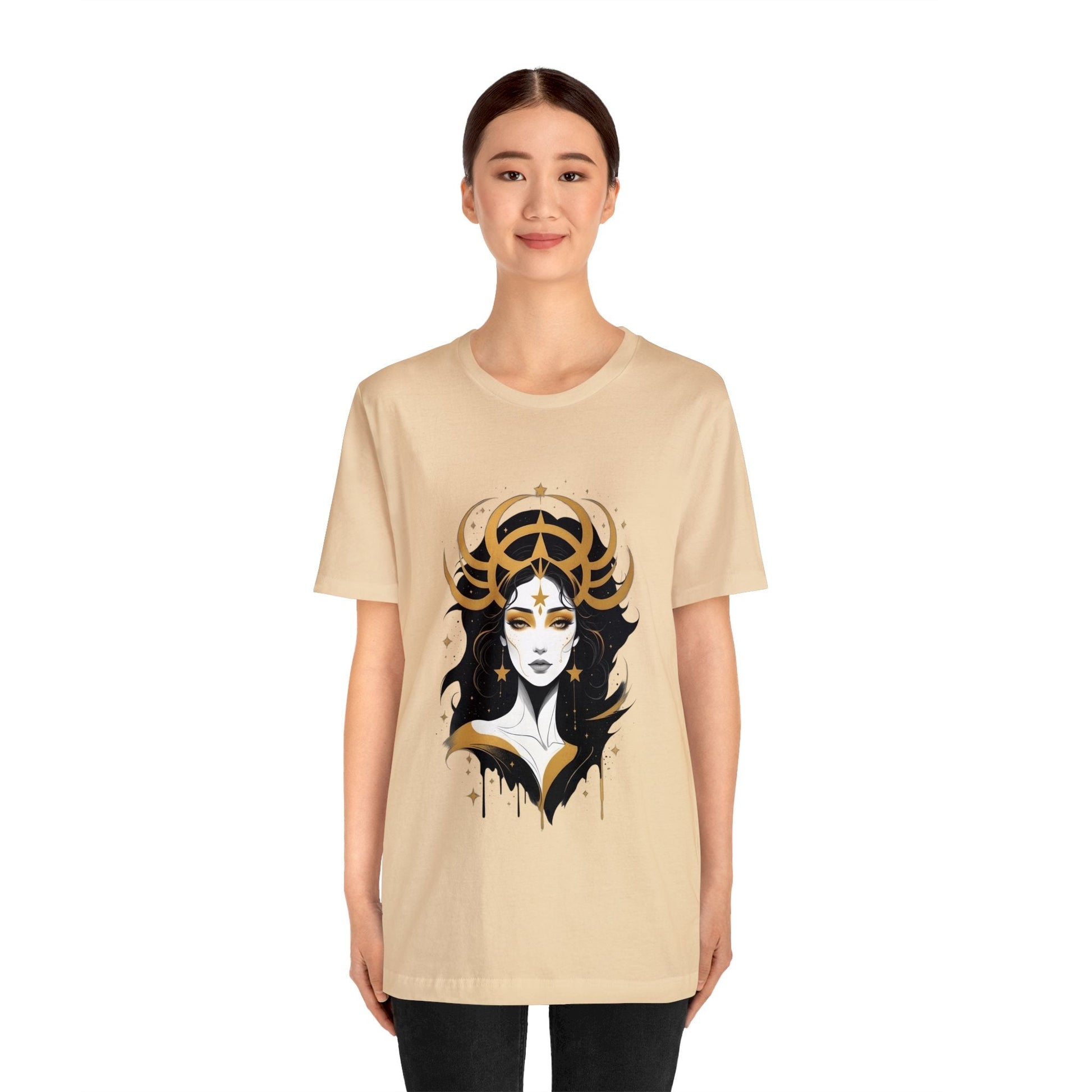 Dark Kult - Zodiac Collection - Virgo - Unisex Jersey Short Sleeve Tee Verdine Daniels