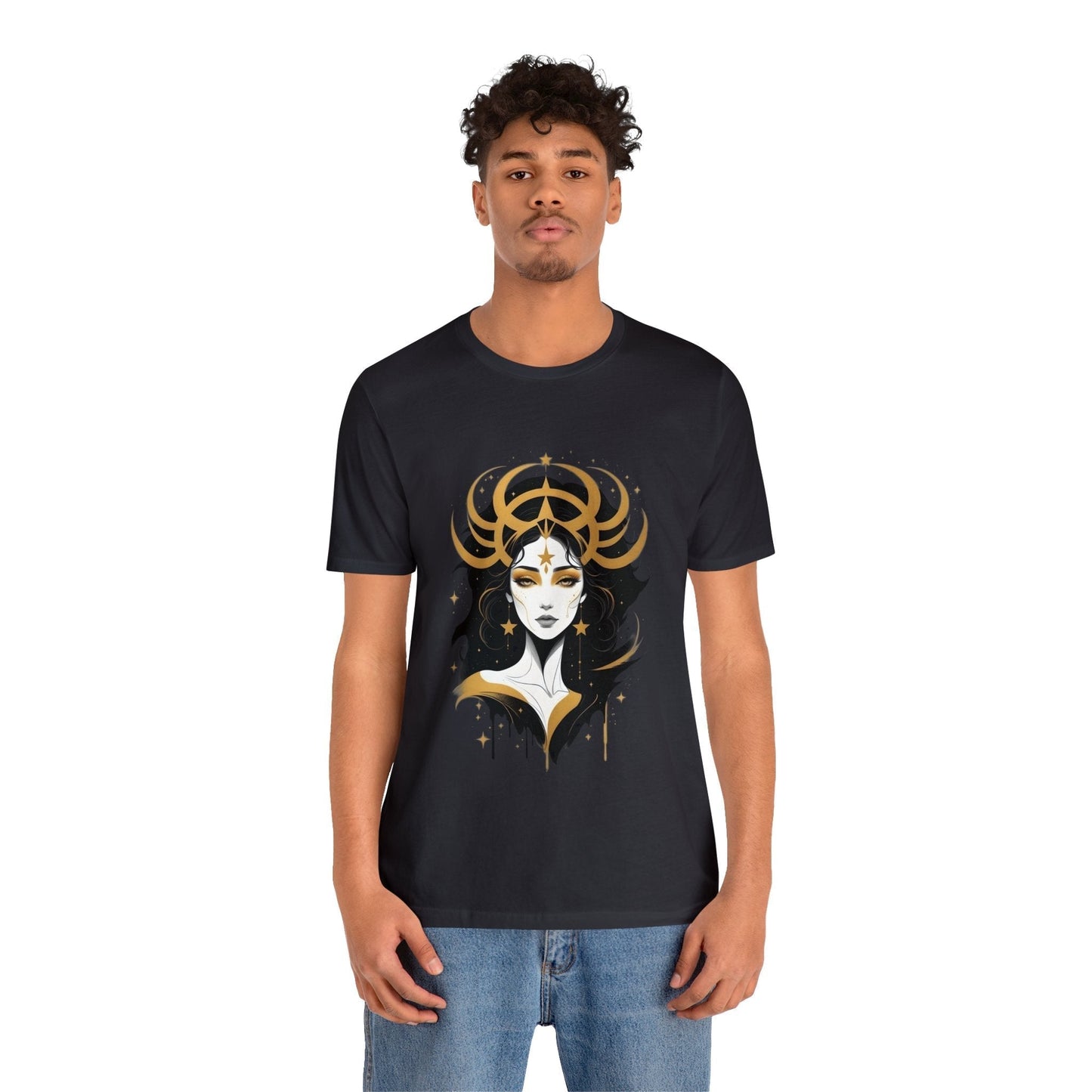 Dark Kult - Zodiac Collection - Virgo - Unisex Jersey Short Sleeve Tee Verdine Daniels