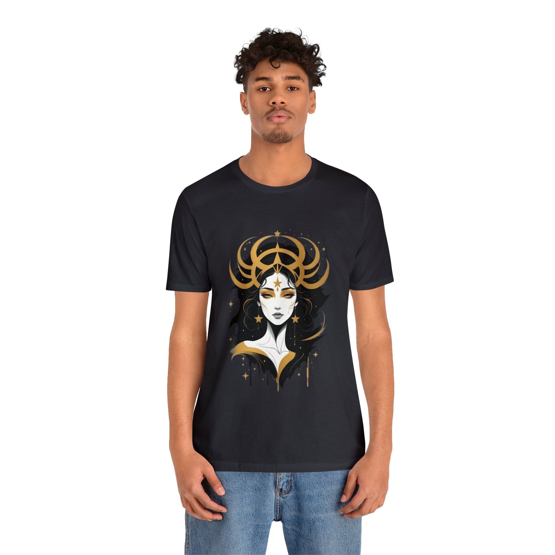 Dark Kult - Zodiac Collection - Virgo - Unisex Jersey Short Sleeve Tee Verdine Daniels