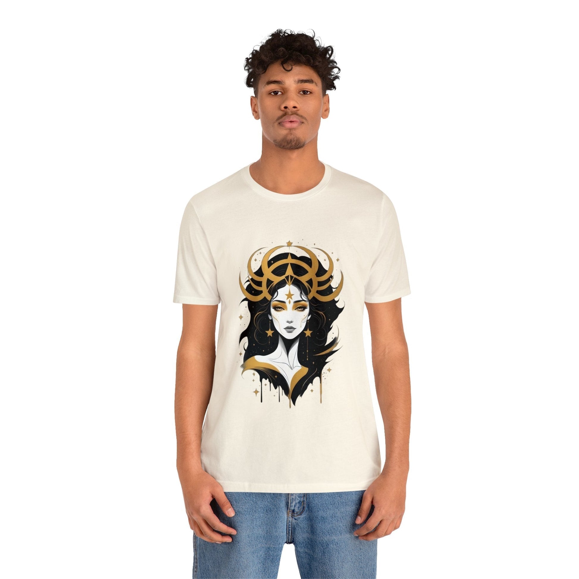 Dark Kult - Zodiac Collection - Virgo - Unisex Jersey Short Sleeve Tee Verdine Daniels
