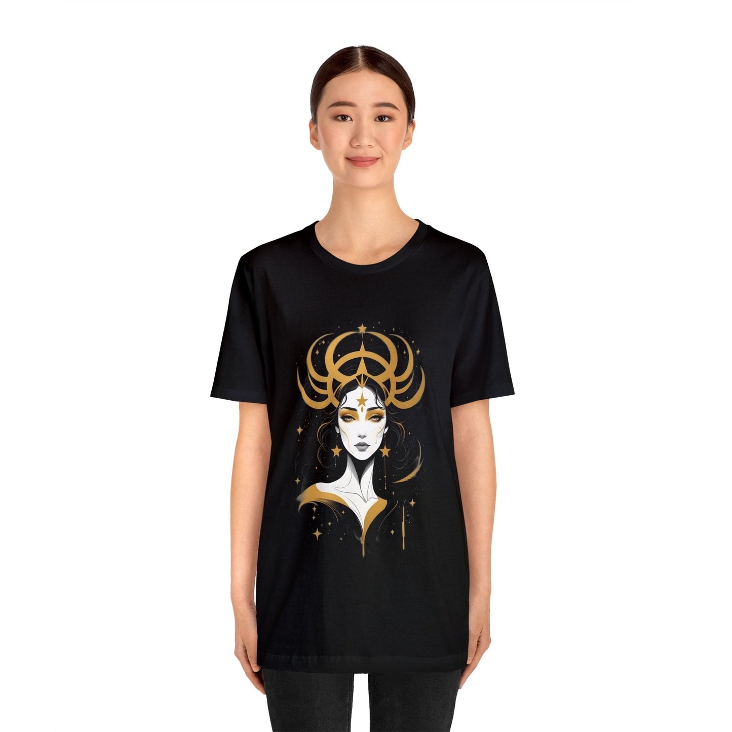 Dark Kult - Zodiac Collection - Virgo - Unisex Jersey Short Sleeve Tee Verdine Daniels
