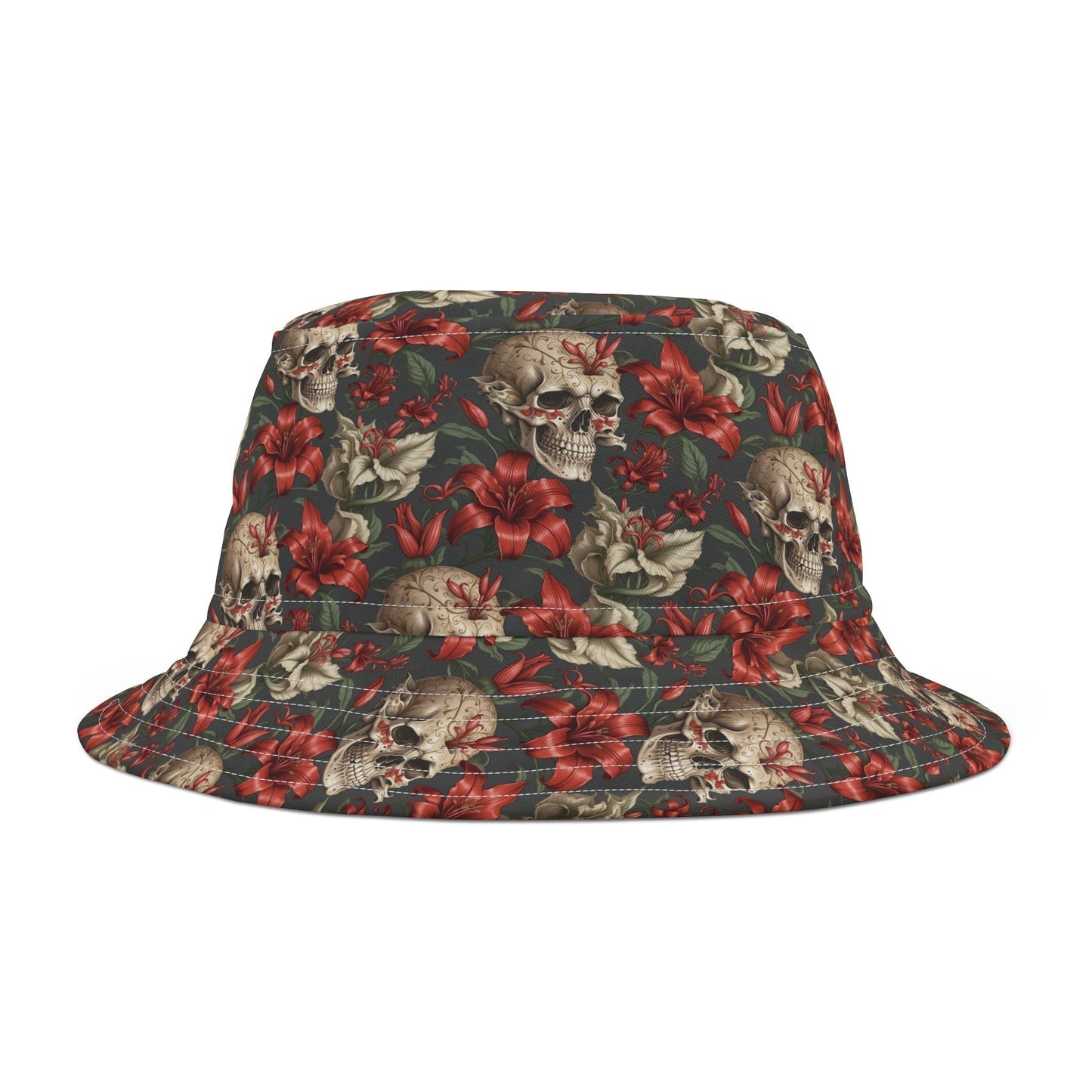 Skulls and Lillies Bucket Hat Verdine Daniels