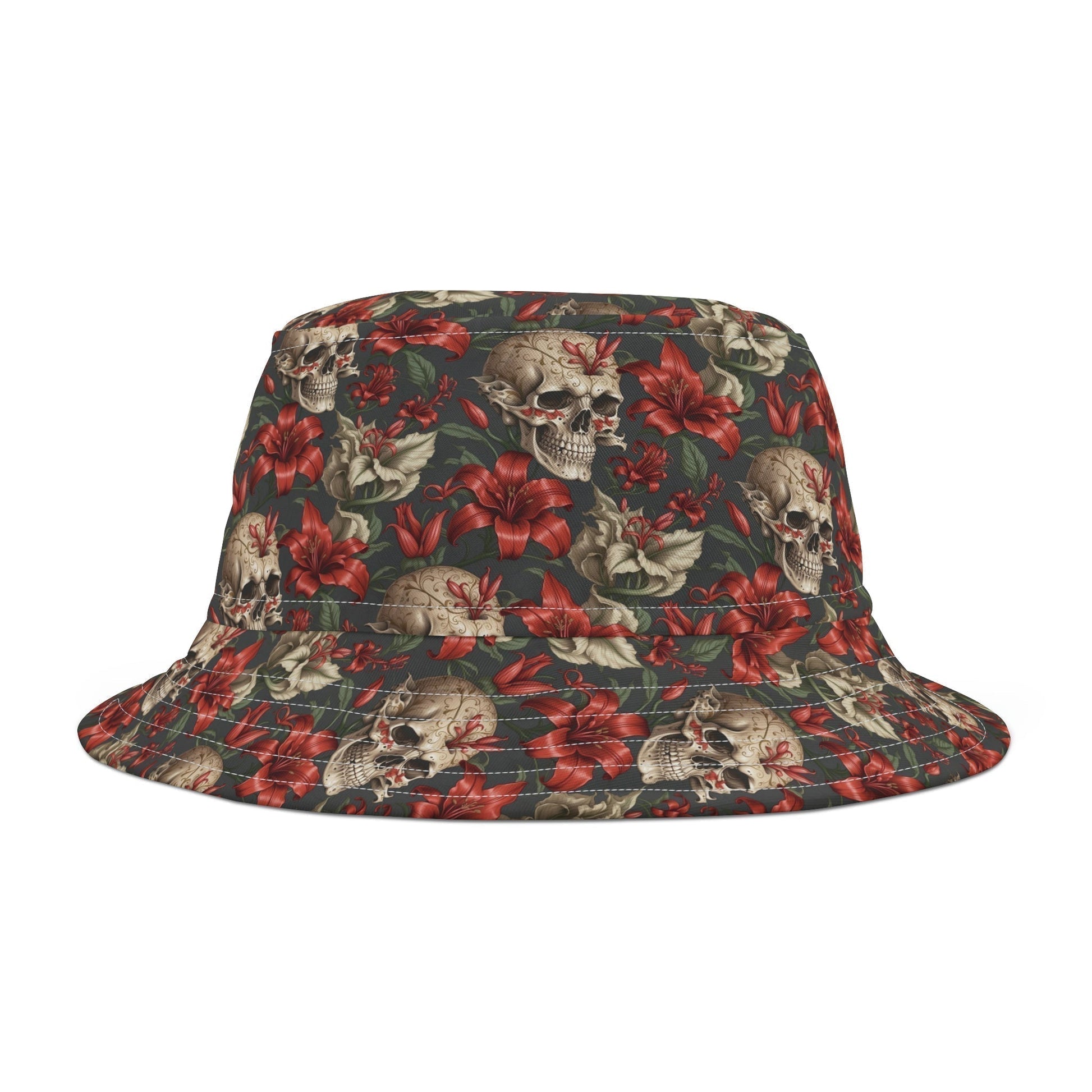 Skulls and Lillies Bucket Hat Verdine Daniels