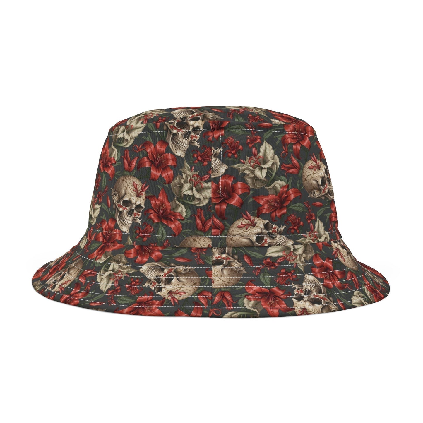 Skulls and Lillies Bucket Hat Verdine Daniels