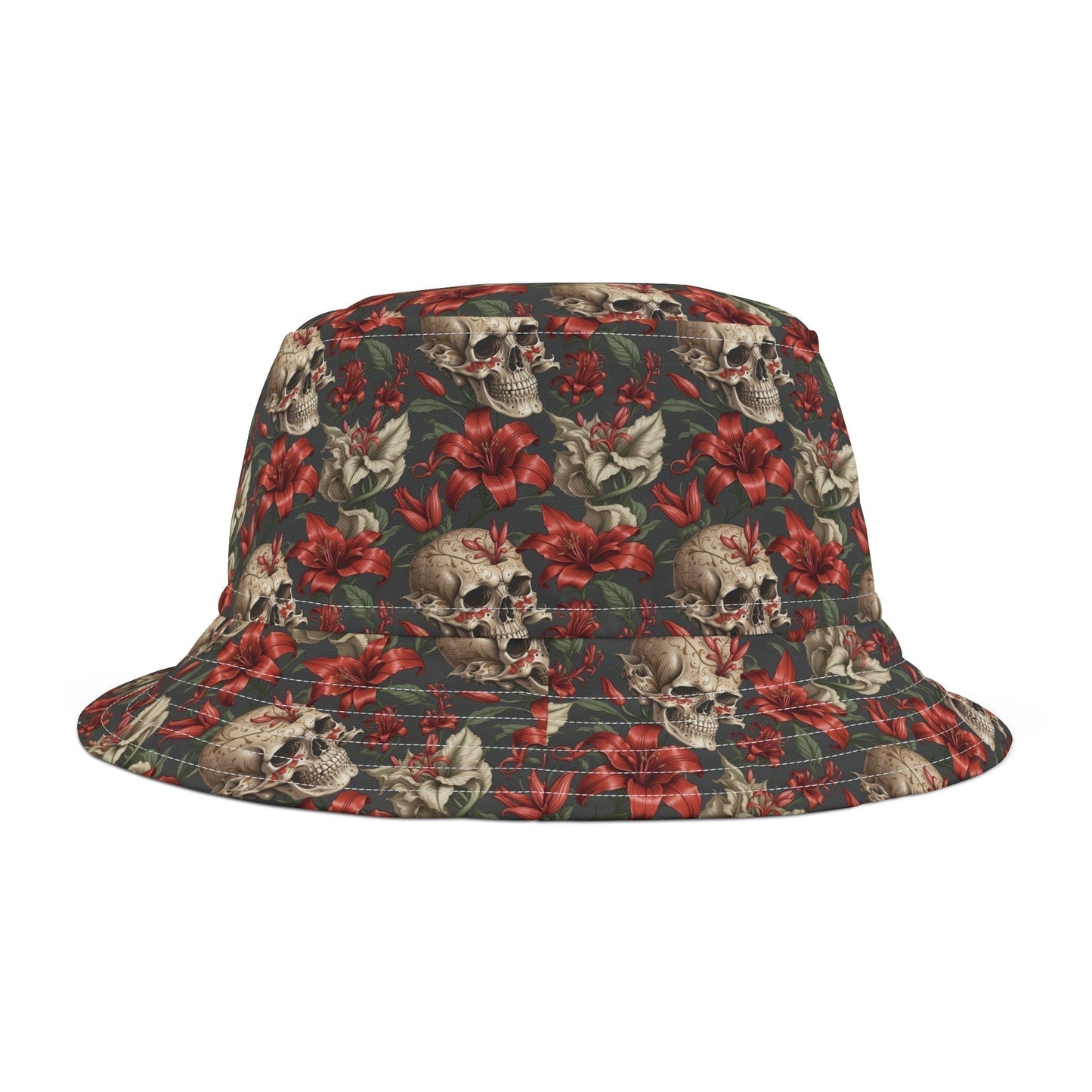 Skulls and Lillies Bucket Hat Verdine Daniels