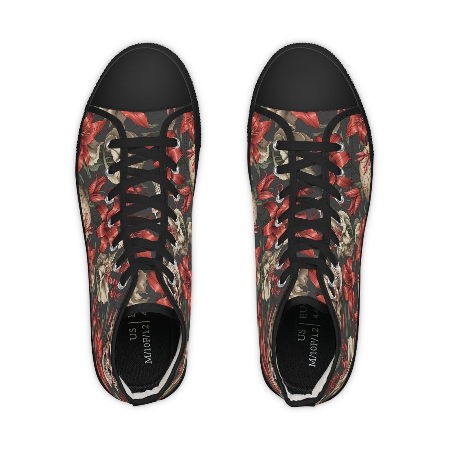 Skulls and Lillies Men's High Top Sneakers Verdine Daniels