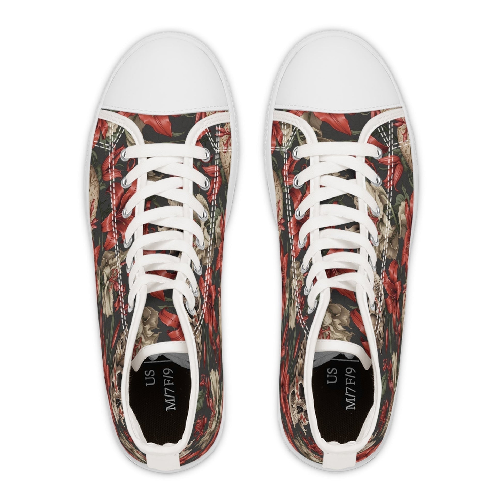 Skulls and Lillies Women's High Top Sneakers Verdine Daniels