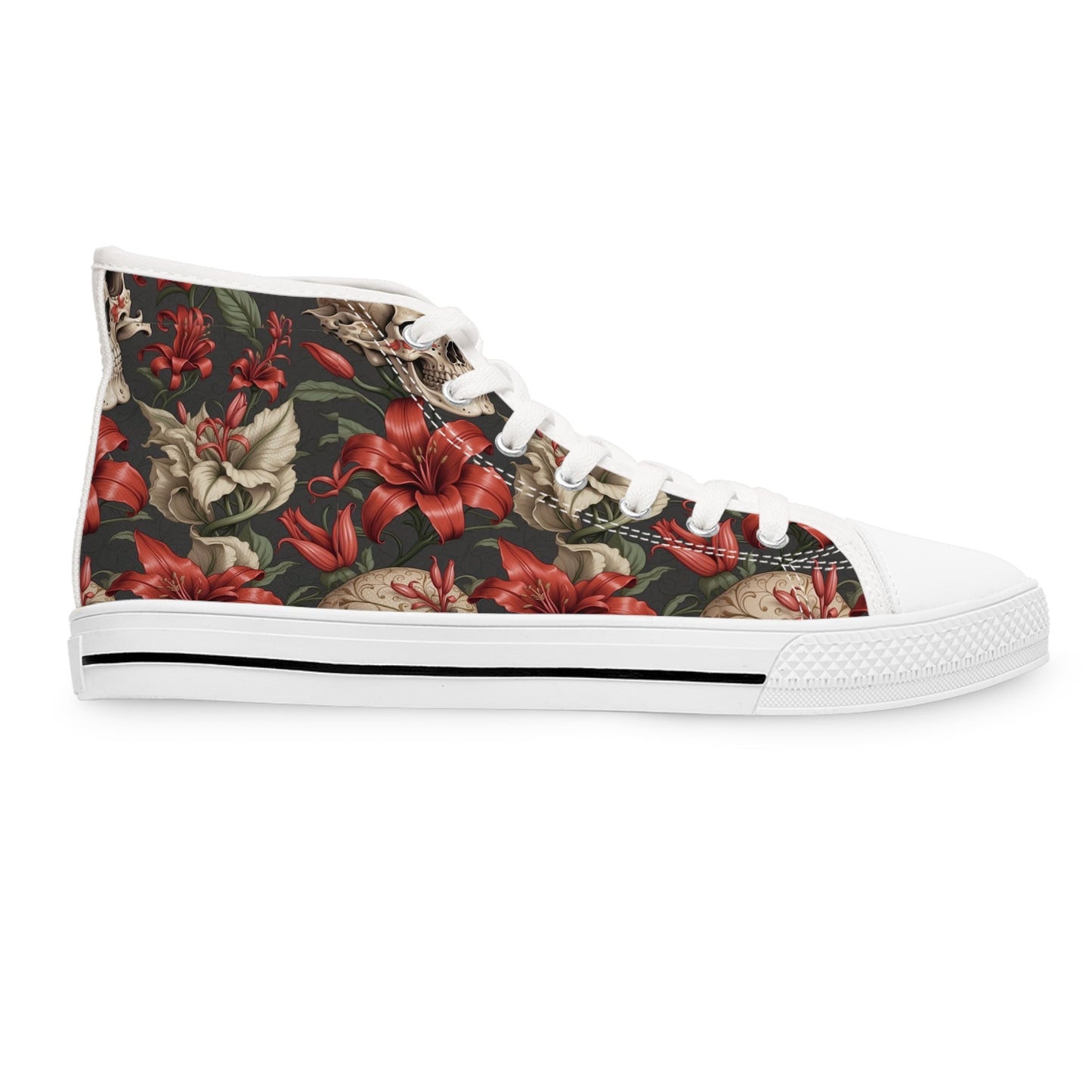 Skulls and Lillies Women's High Top Sneakers Verdine Daniels