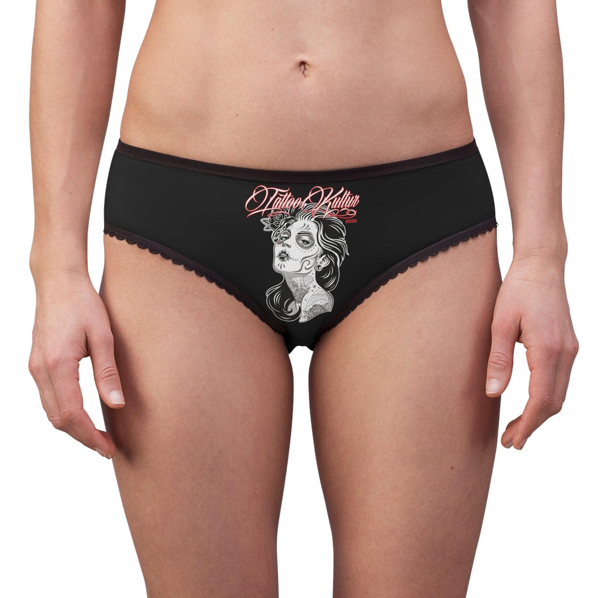 Tattoo Kultur - Dia De Los Muertos Women's Briefs (AOP) Verdine Daniels