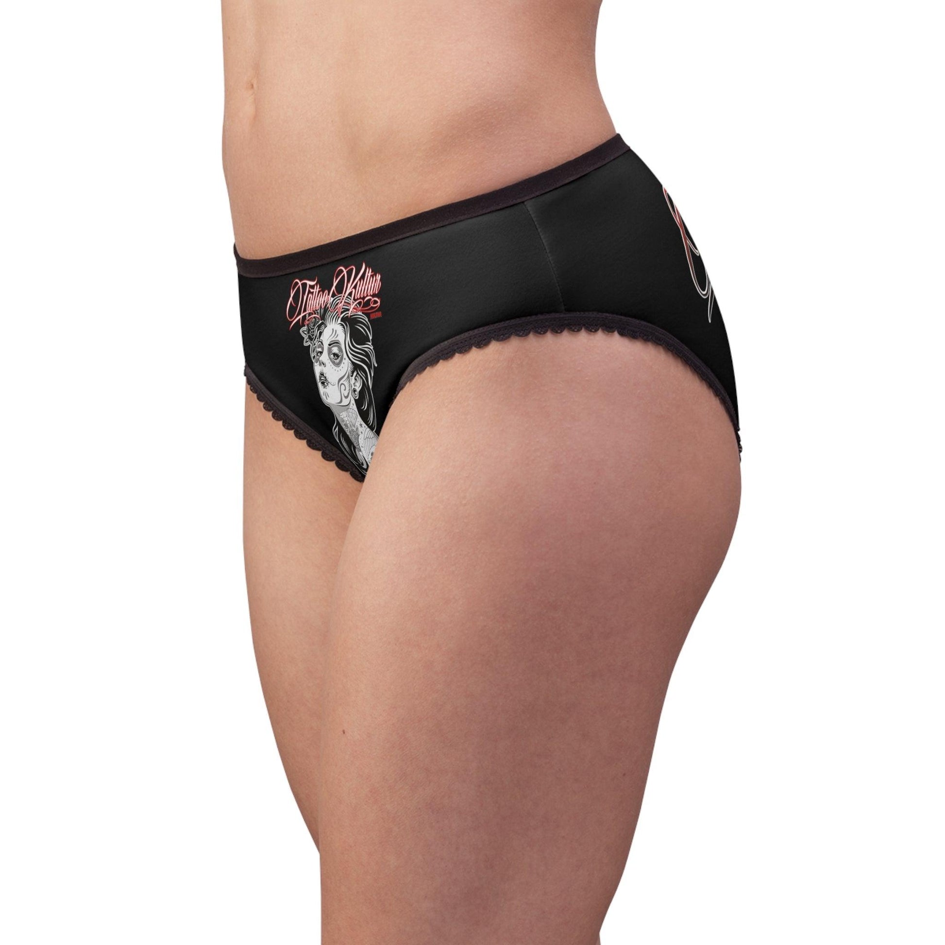 Tattoo Kultur - Dia De Los Muertos Women's Briefs (AOP) Verdine Daniels