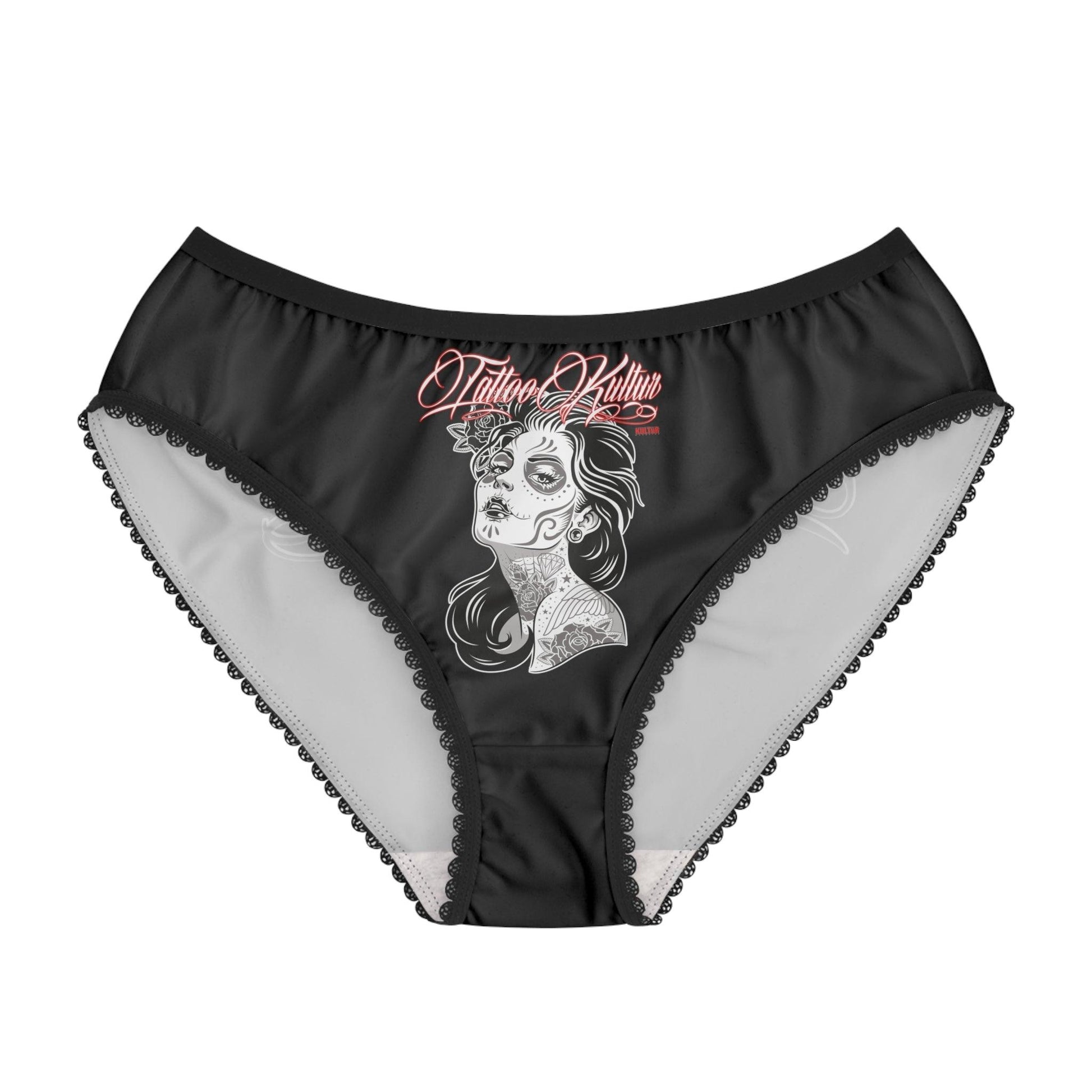 Tattoo Kultur - Dia De Los Muertos Women's Briefs (AOP) Verdine Daniels