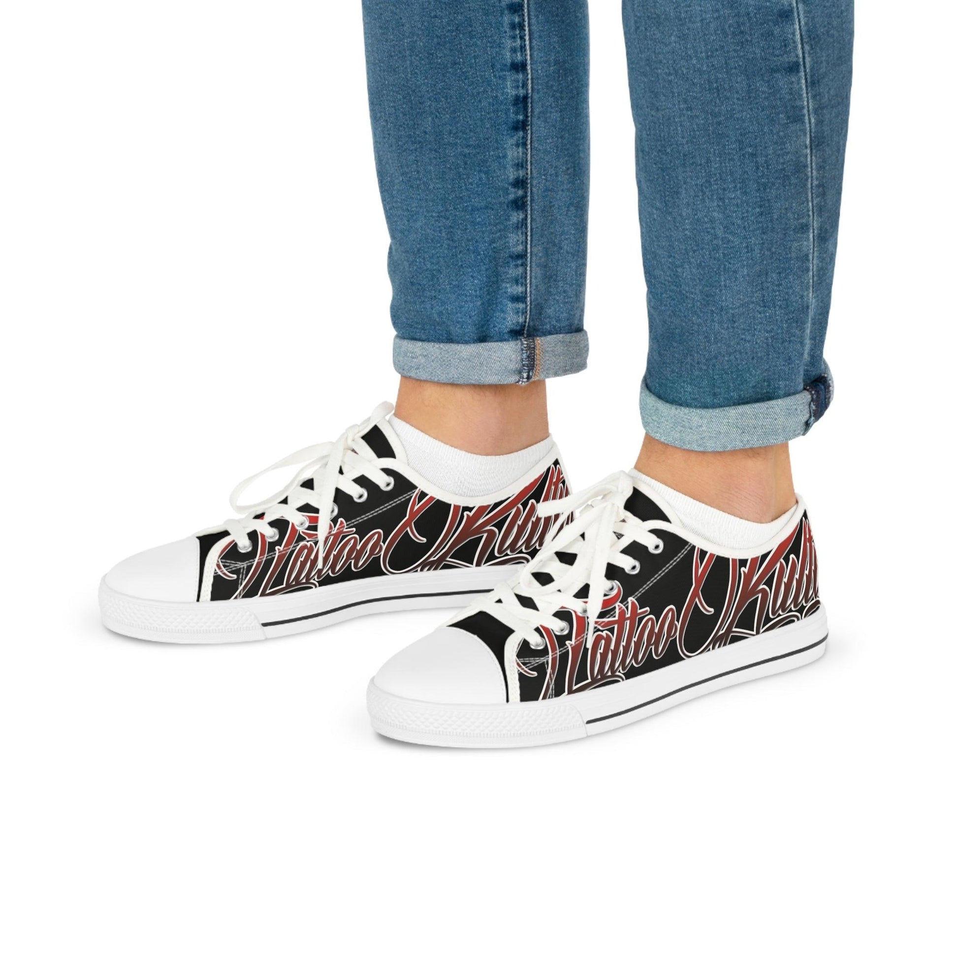 Tattoo Kultur Men's Low Top Sneakers Verdine Daniels