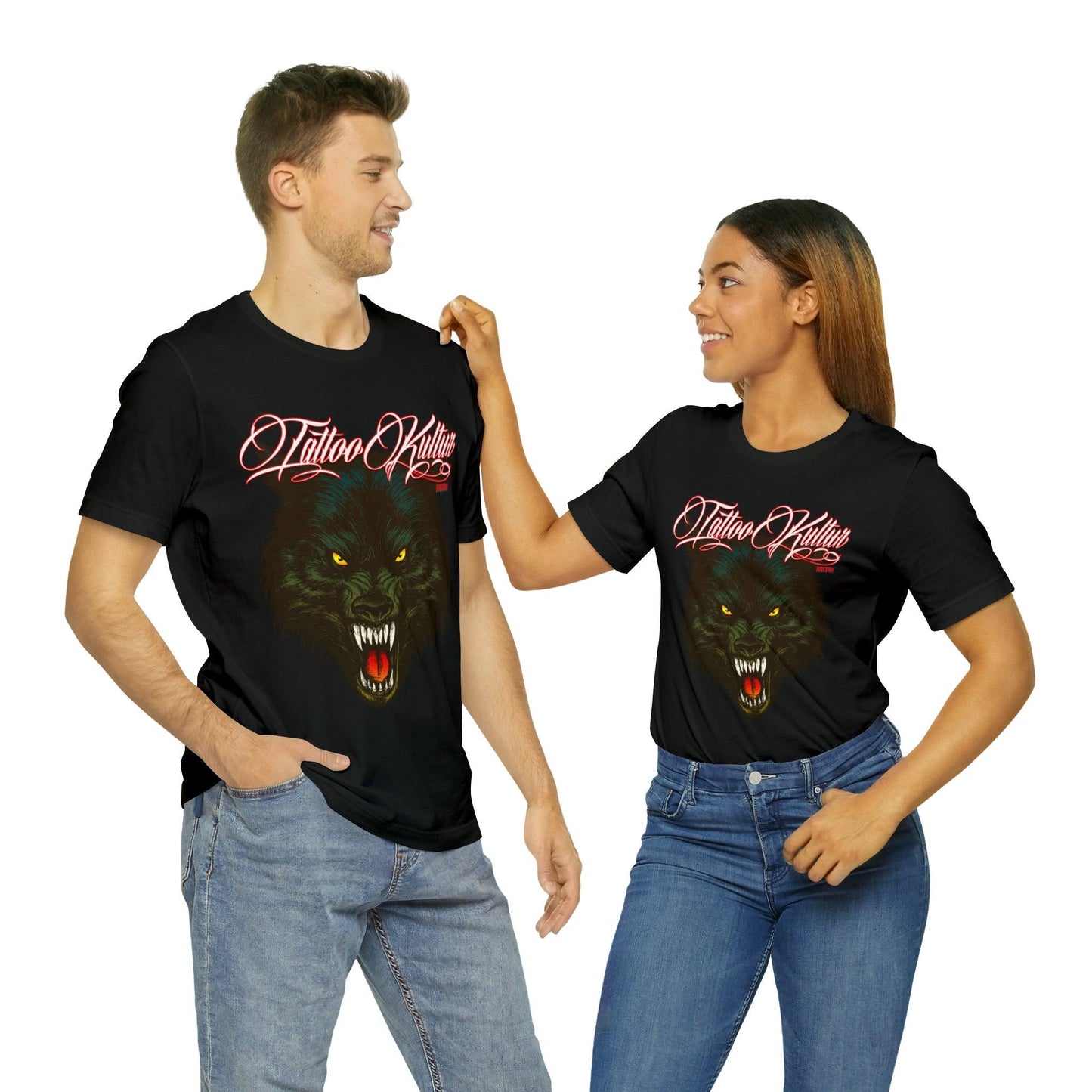 Tattoo Kultur - Wolf Snarl Unisex Jersey Short Sleeve Tee Verdine Daniels