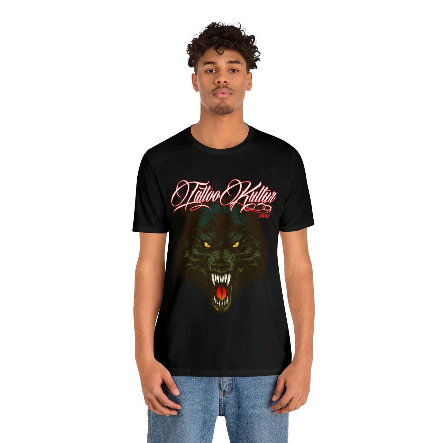 Tattoo Kultur - Wolf Snarl Unisex Jersey Short Sleeve Tee Verdine Daniels