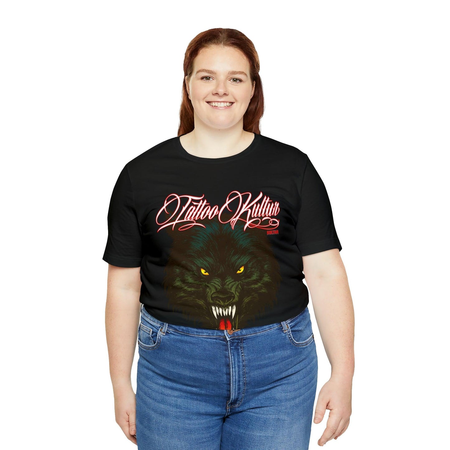 Tattoo Kultur - Wolf Snarl Unisex Jersey Short Sleeve Tee Verdine Daniels