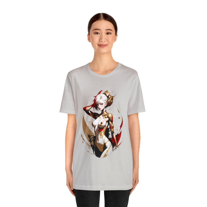 Kǎtōng Piàn - Mecha Girl Collection - Ruby - Unisex Jersey Short Sleeve Tee Printify