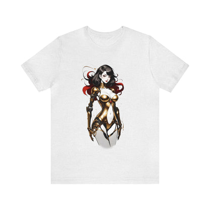 Kǎtōng Piàn - Mecha Girl Collection - Grace - Unisex Jersey Short Sleeve Tee Printify