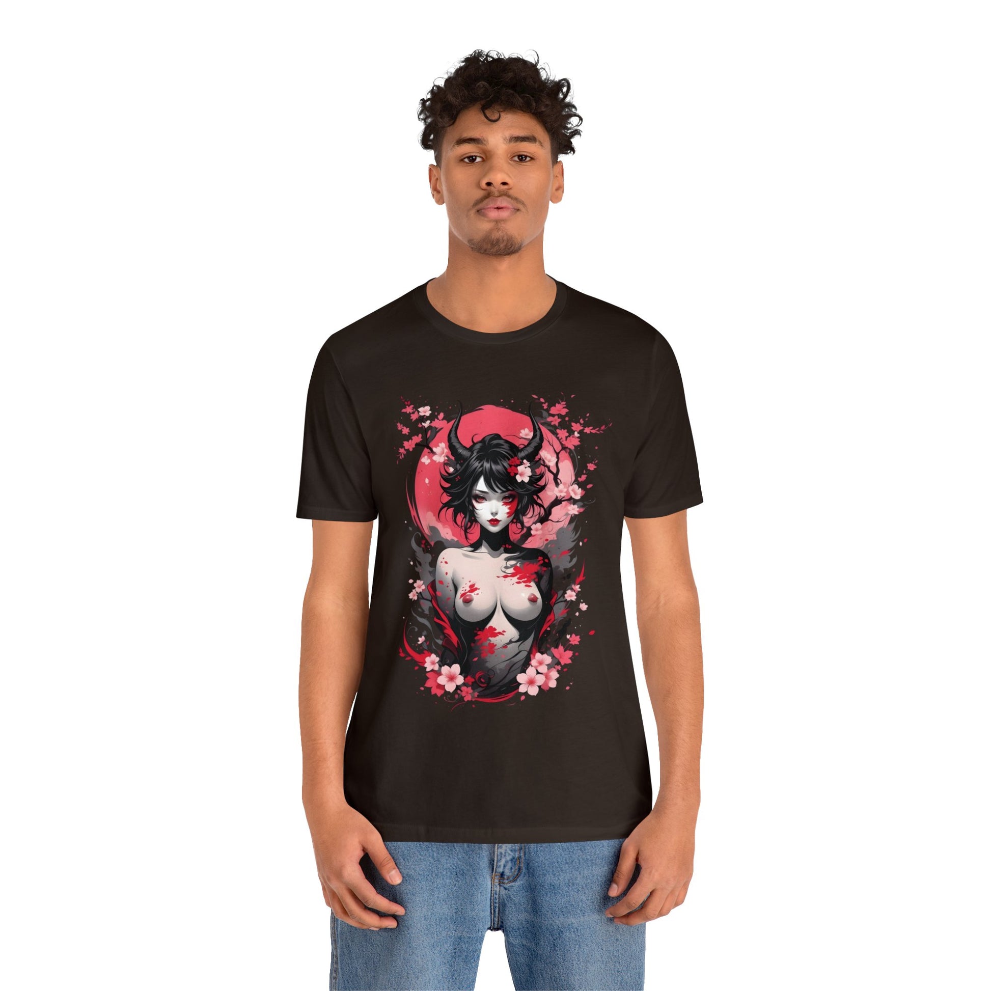 Kǎtōng Piàn - Oni Collection - Jorogumo - Unisex Jersey Short Sleeve Tee Printify