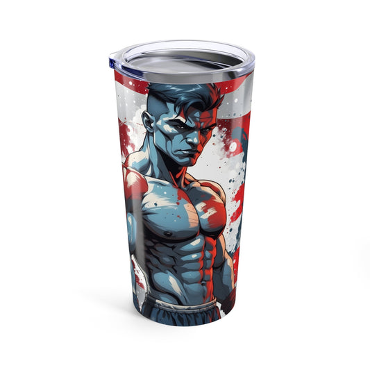 Prized Fighter Frostbite Falcon Tumbler 20oz Printify