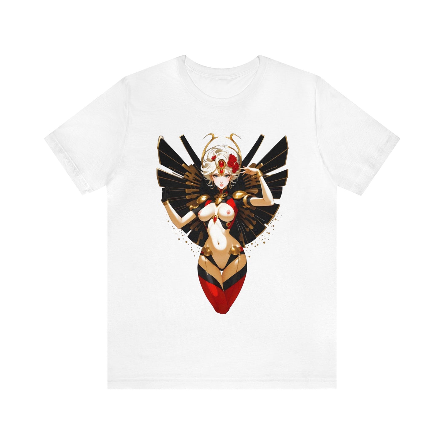 Kǎtōng Piàn - Mecha Girl Collection - Riley - Unisex Jersey Short Sleeve Tee Printify