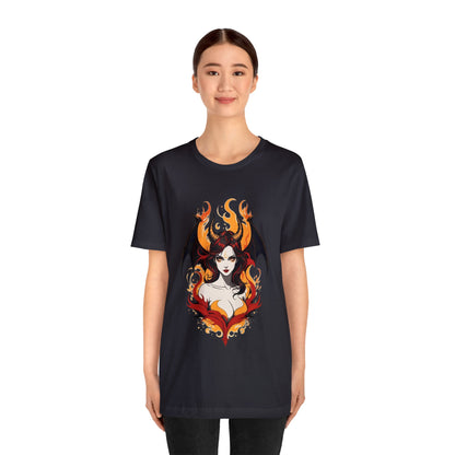 Kǎtōng Piàn - Devil Woman Collection - Circe - Unisex Jersey Short Sleeve Tee Printify