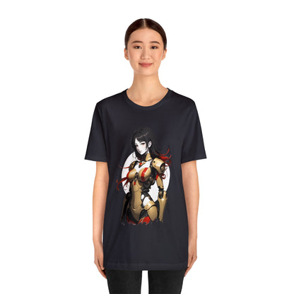 Kǎtōng Piàn - Mecha Girl Collection - Amelia - Unisex Jersey Short Sleeve Tee Printify