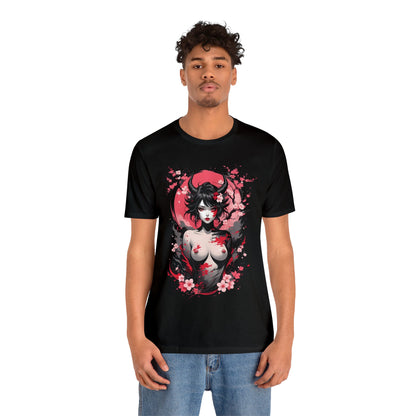 Kǎtōng Piàn - Oni Collection - Jorogumo - Unisex Jersey Short Sleeve Tee Printify