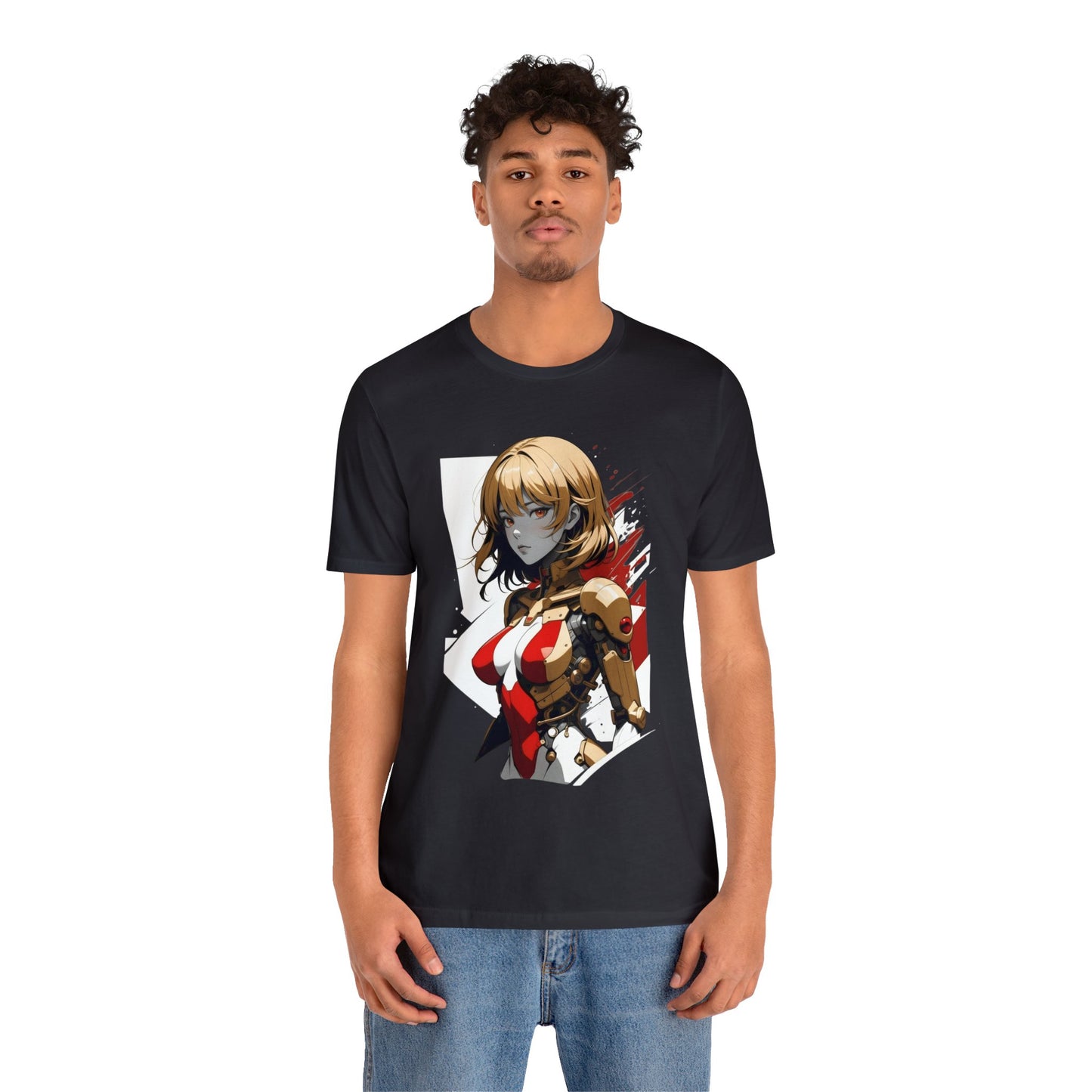 Kǎtōng Piàn - Mecha Girl Collection - Camila - Unisex Jersey Short Sleeve Tee Printify