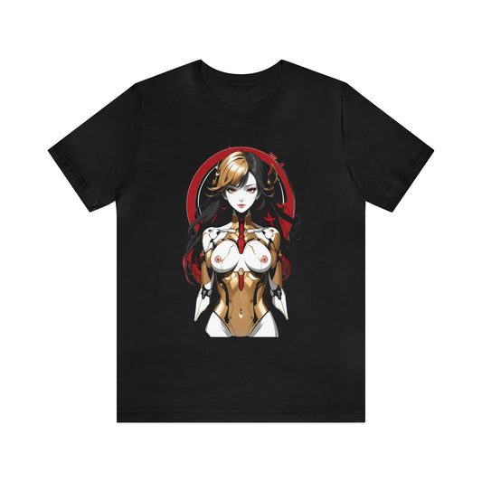 Kǎtōng Piàn - Mecha Girl Collection - Mia - Unisex Jersey Short Sleeve Tee Printify