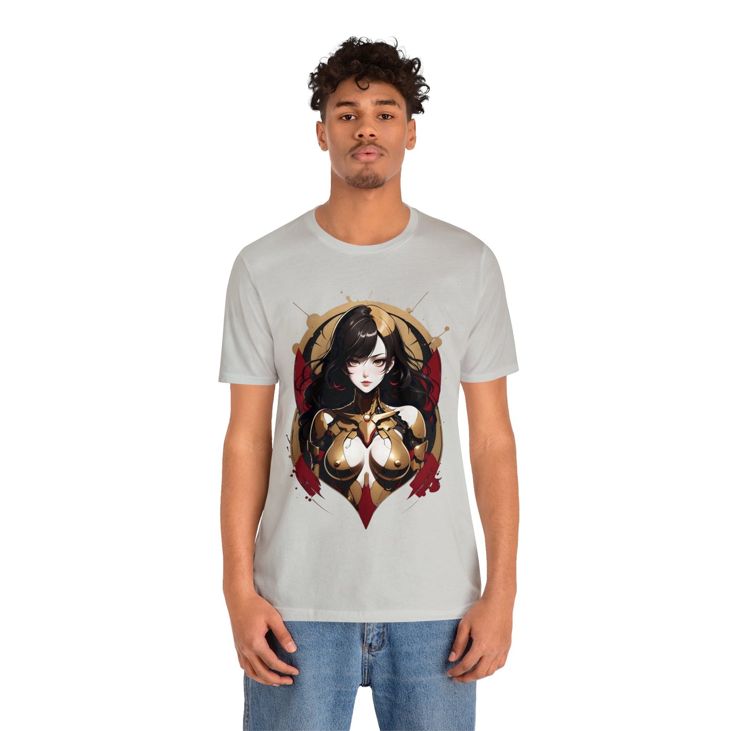 Kǎtōng Piàn - Mecha Girl Collection - Naomi - Unisex Jersey Short Sleeve Tee Printify