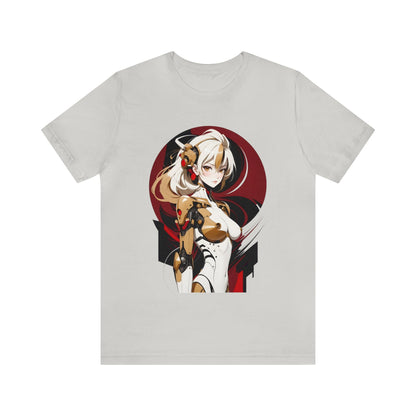 Kǎtōng Piàn - Mecha Girl Collection - Elena - Unisex Jersey Short Sleeve Tee Printify